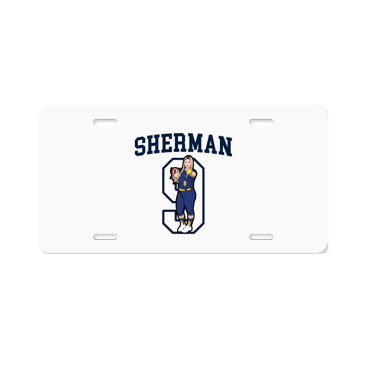 License Plate — Shirsey in Classic