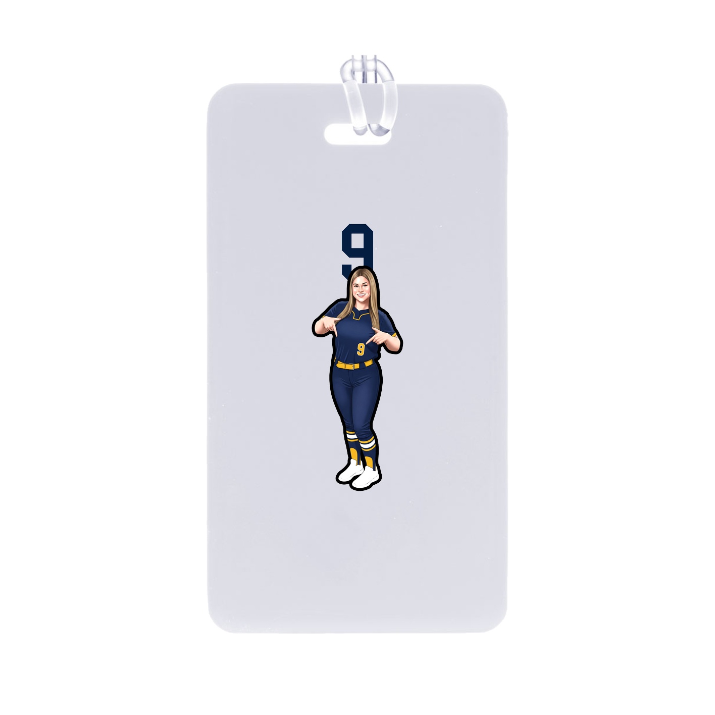 Bag Tag — Number Top in Classic