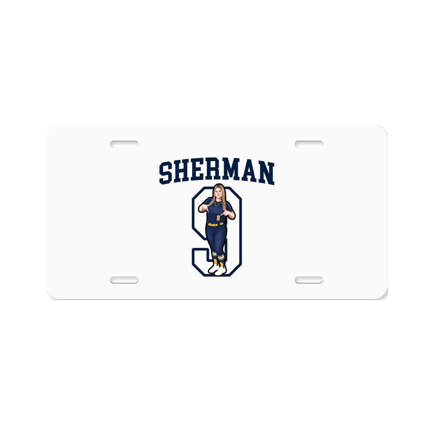 License Plate — Shirsey in Classic