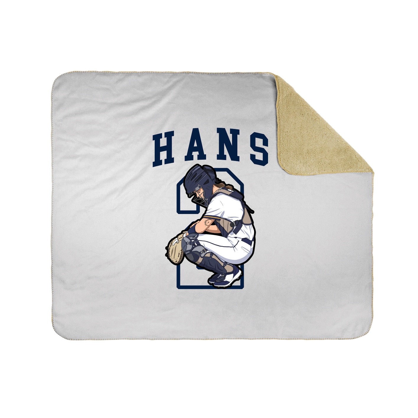 Throw Blanket — Shirsey in White