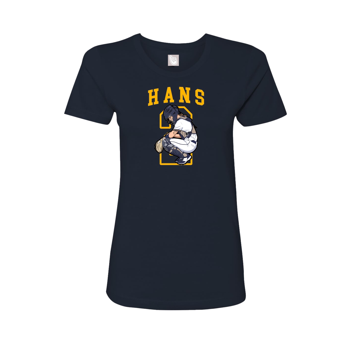 Fitted Women's Tee — Shirsey in Navy