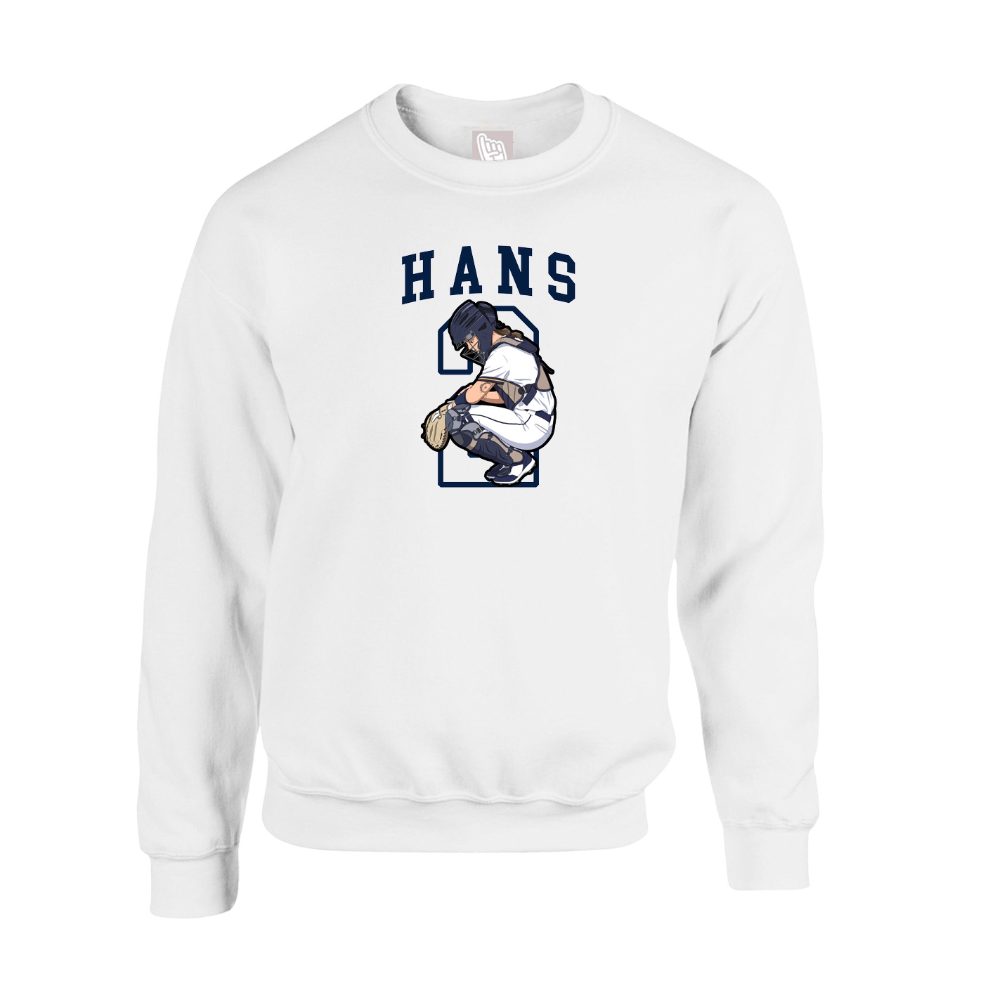 Fleece Crew — Shirsey in White