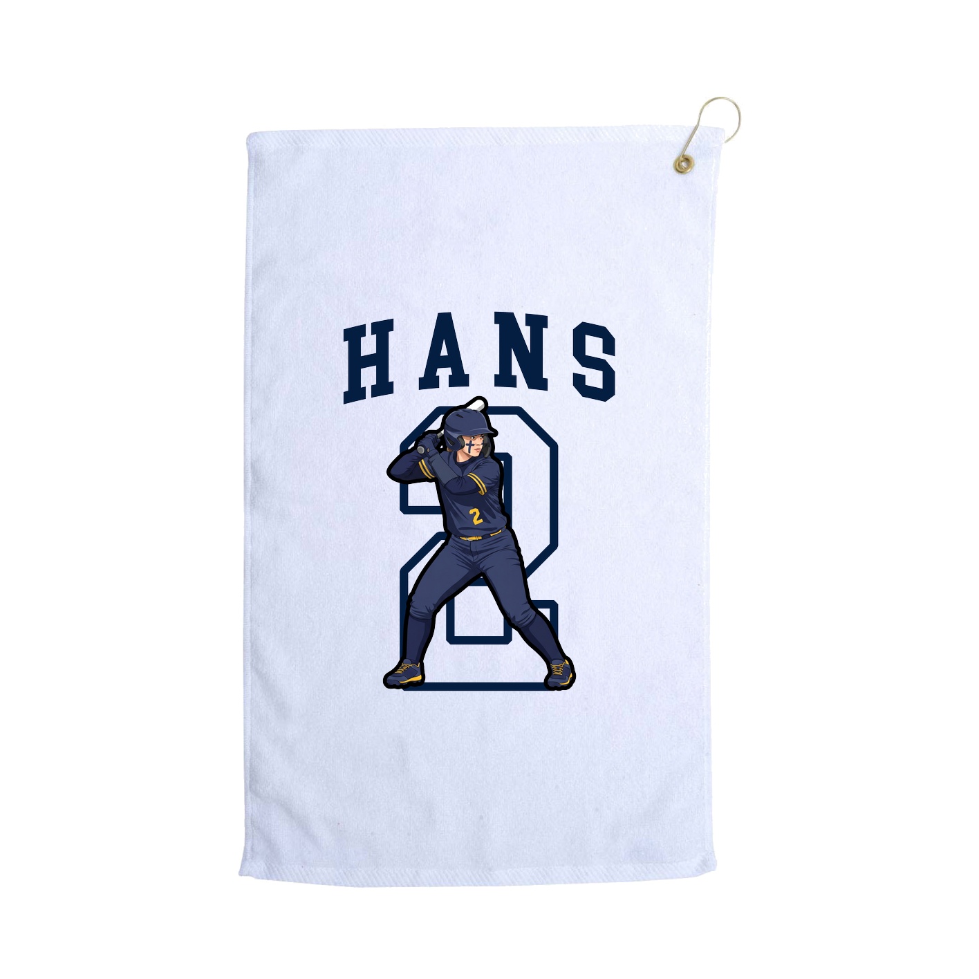 Golf Towel — Shirsey in White