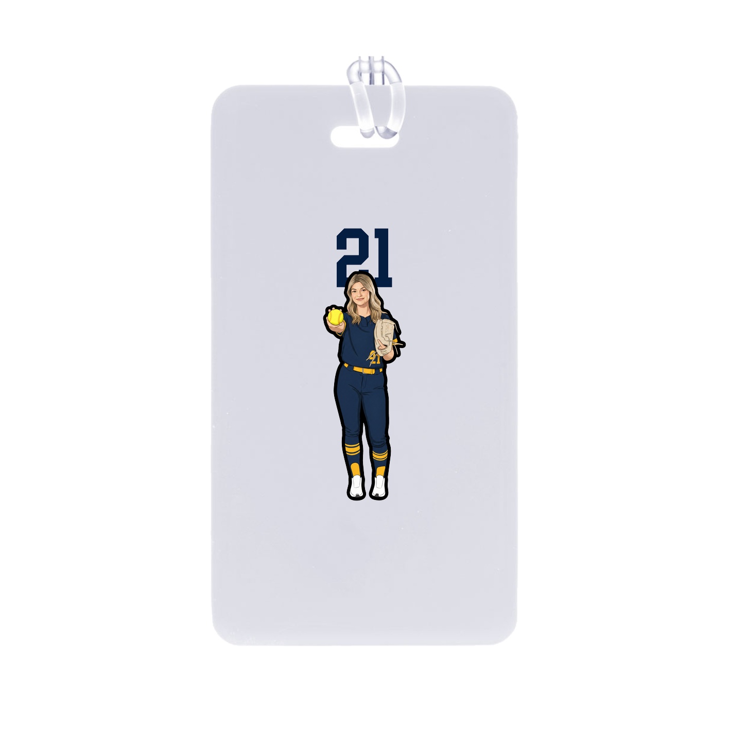 Bag Tag — Number Top in Classic