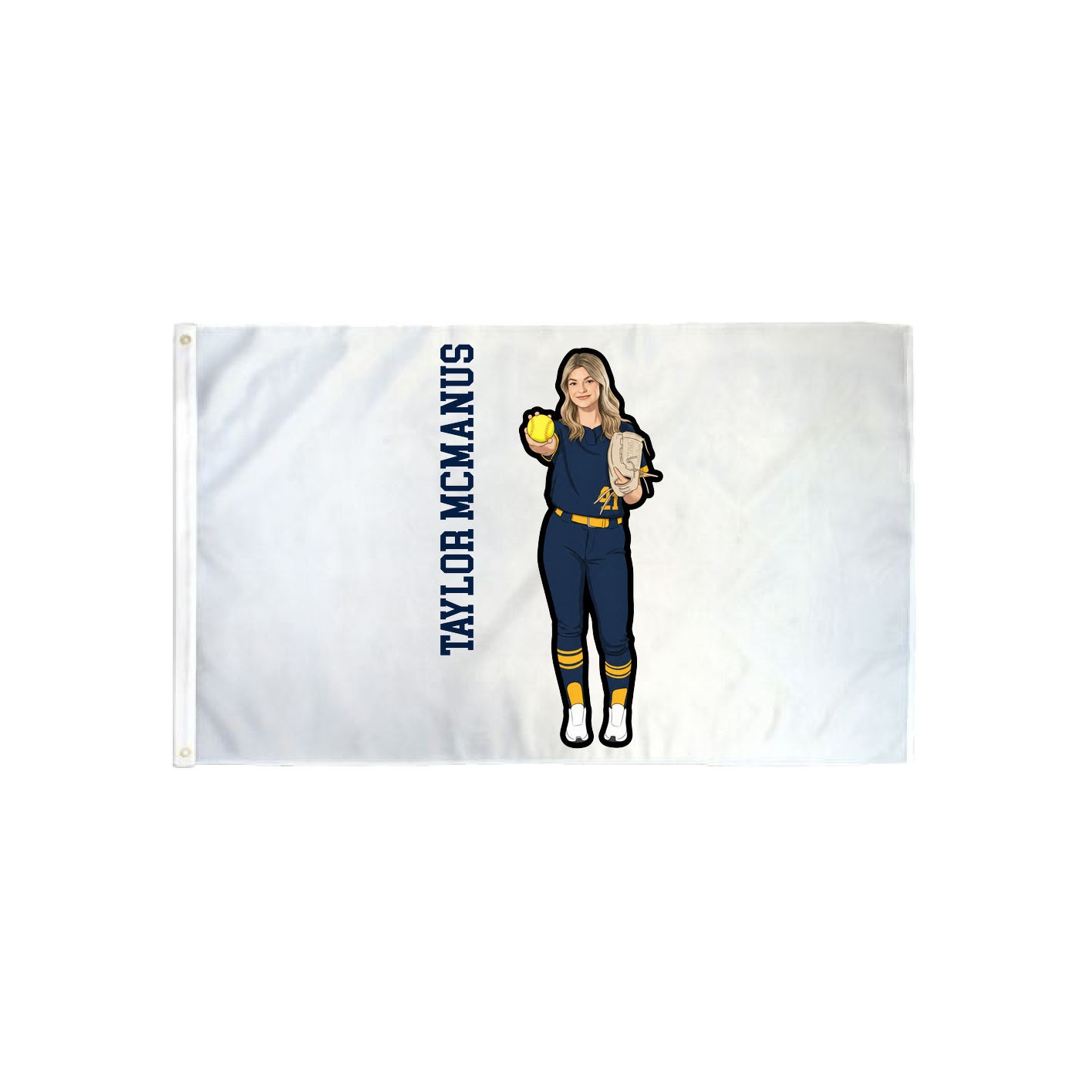 3x5 Flag — Name Vertical in Classic