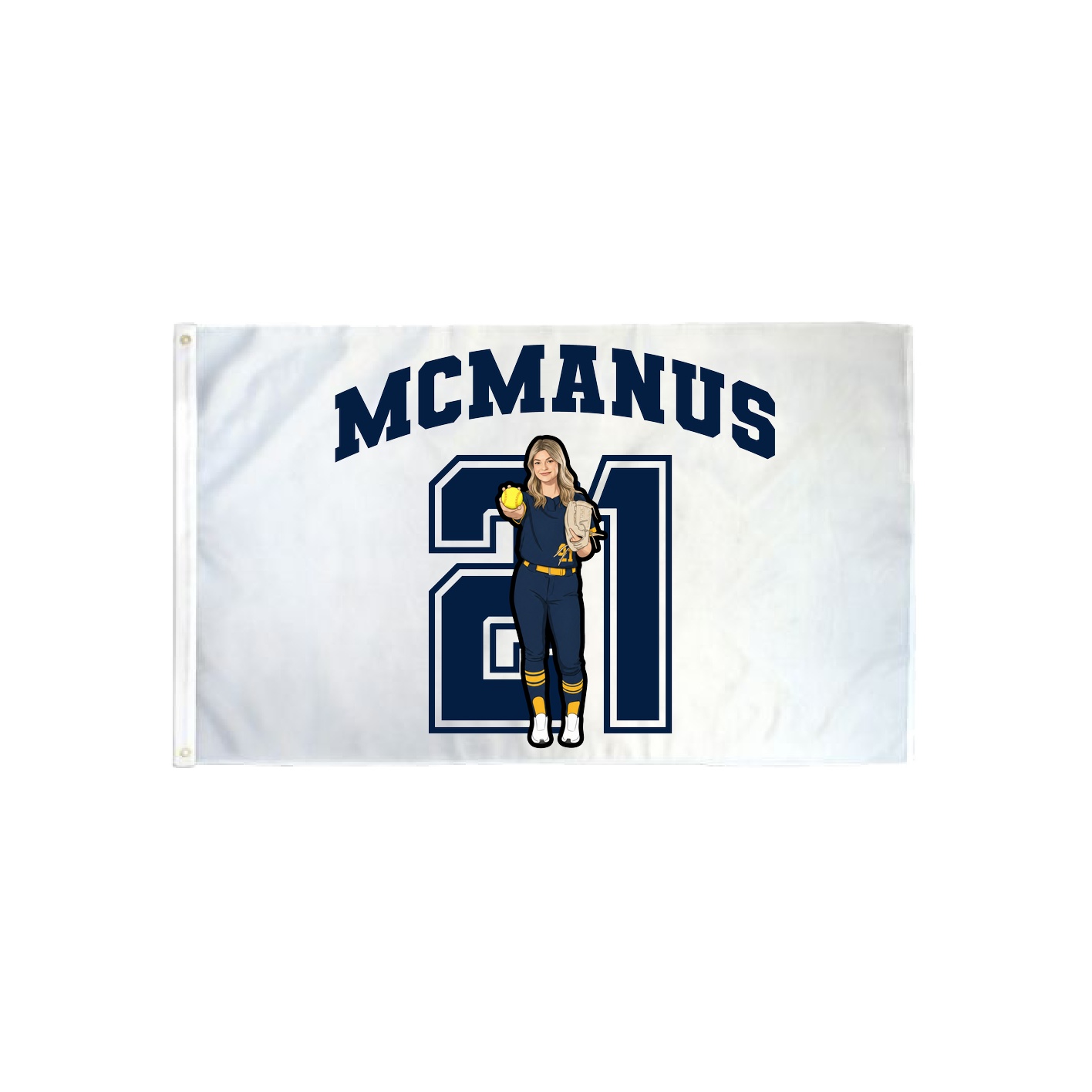 3x5 Flag — Number in Classic