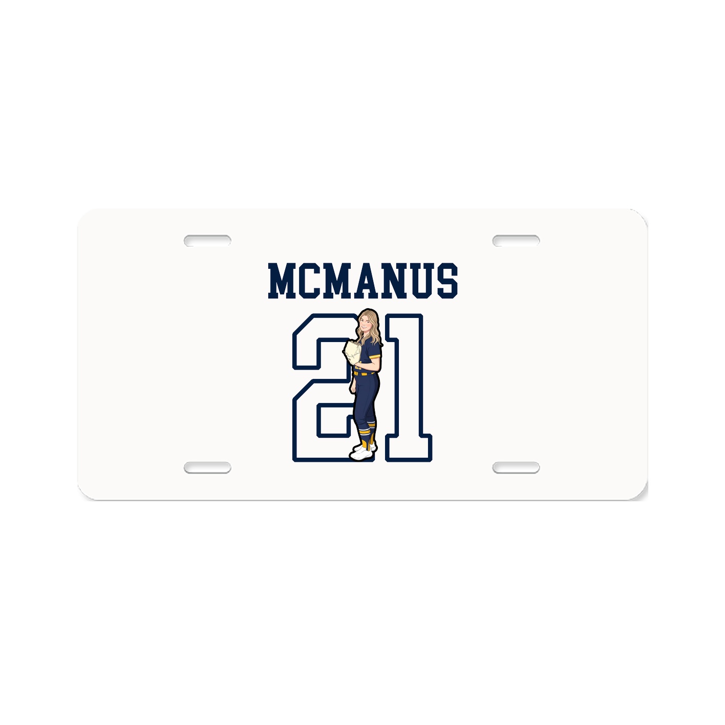 License Plate — Shirsey in Classic