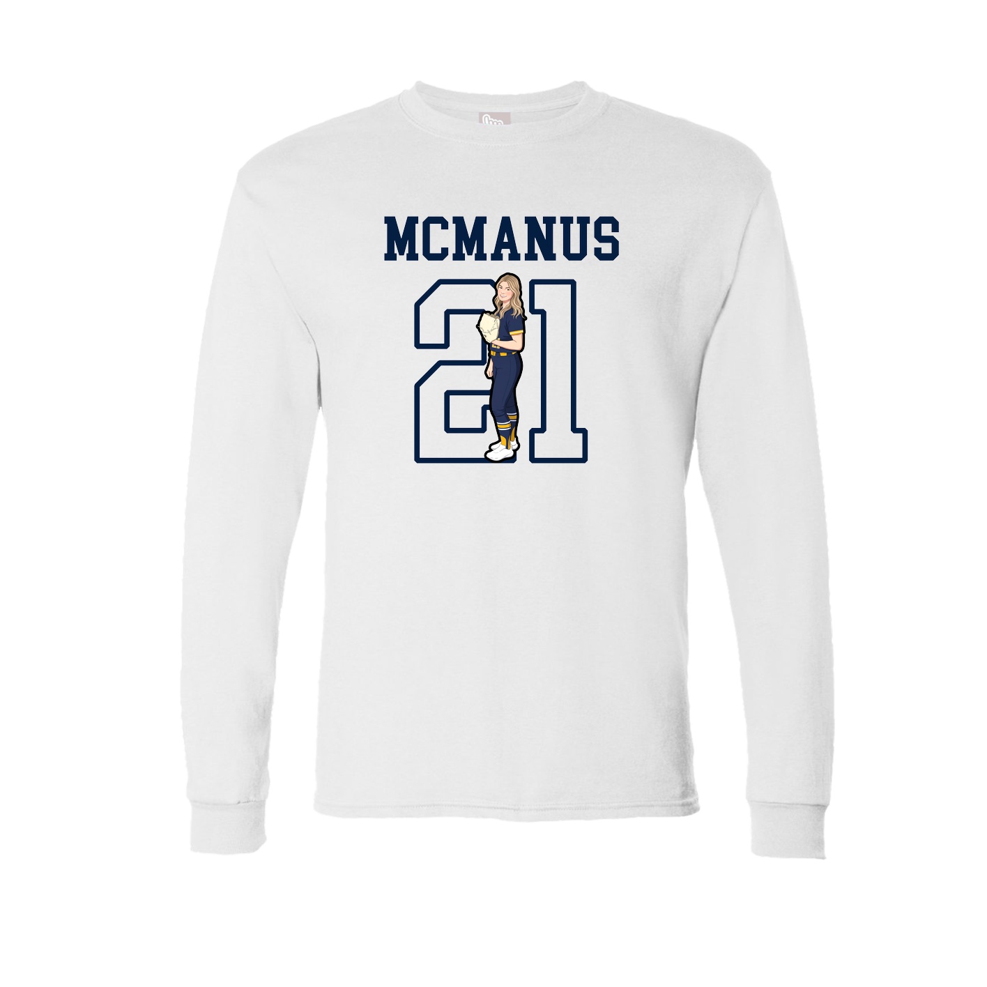 Long Sleeve Tee — Shirsey in White