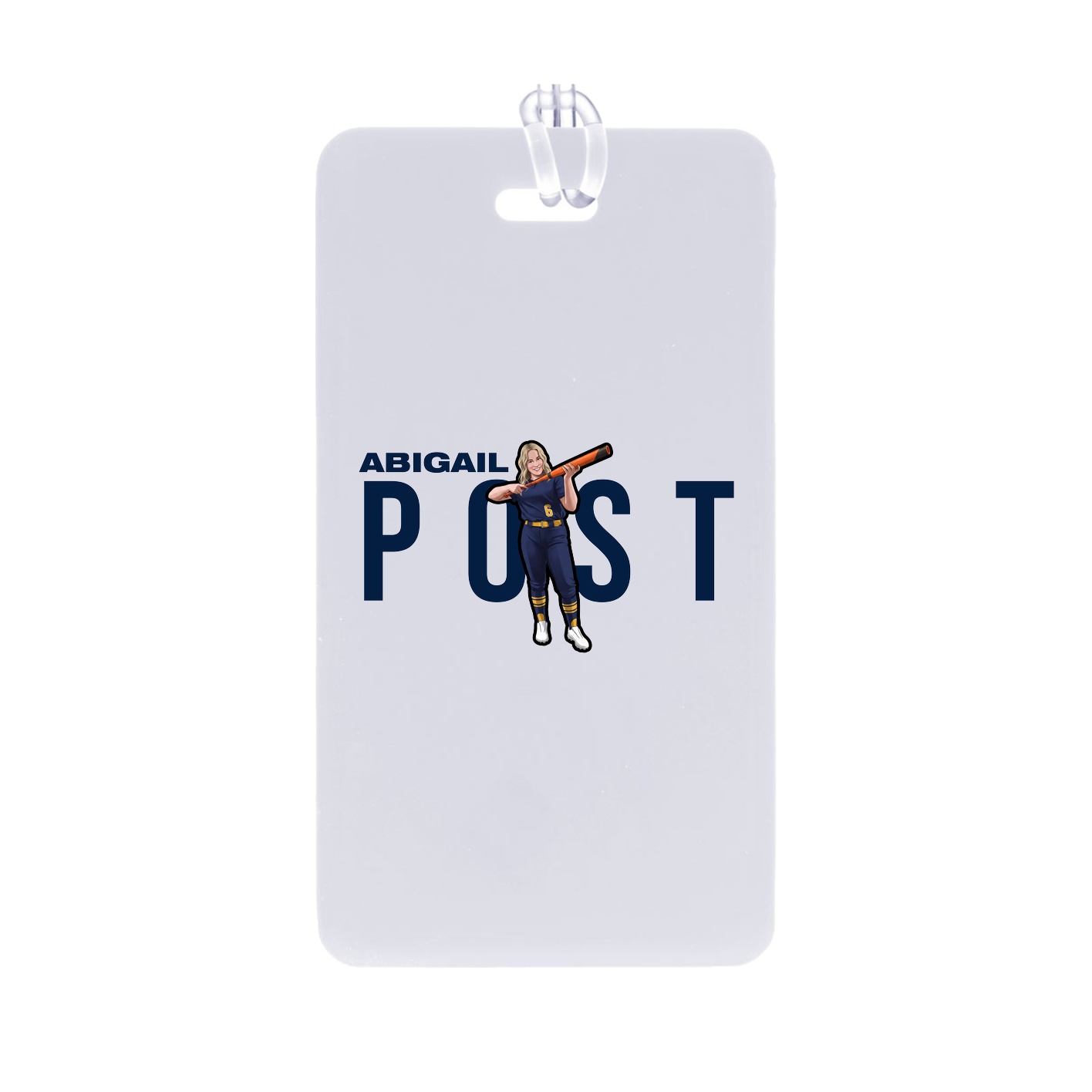 Bag Tag — Player Name in Classic