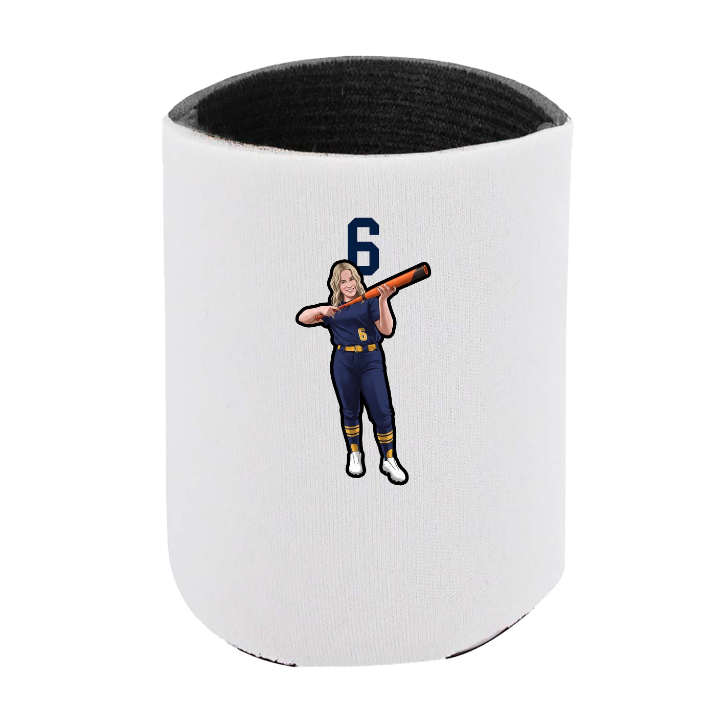 Can Holder — Number Top in White