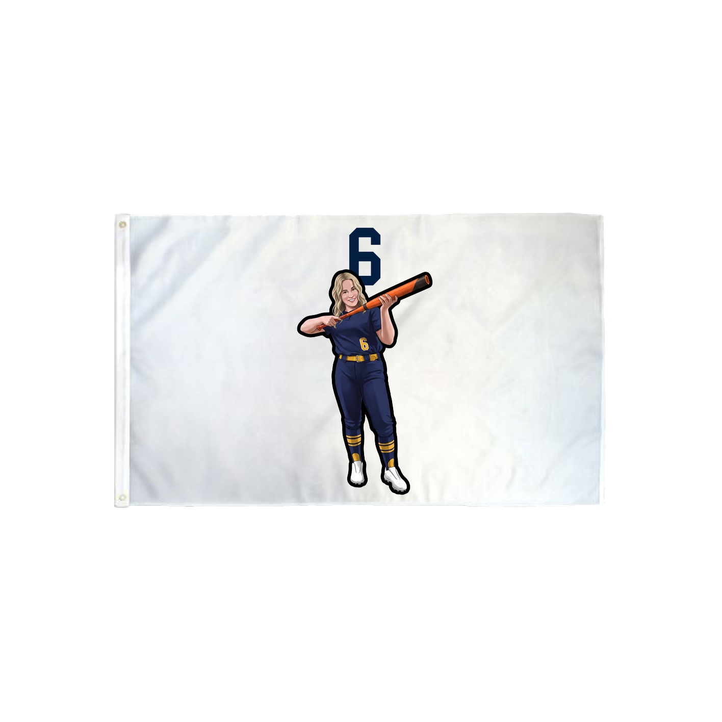 3x5 Flag — Number Top in Classic