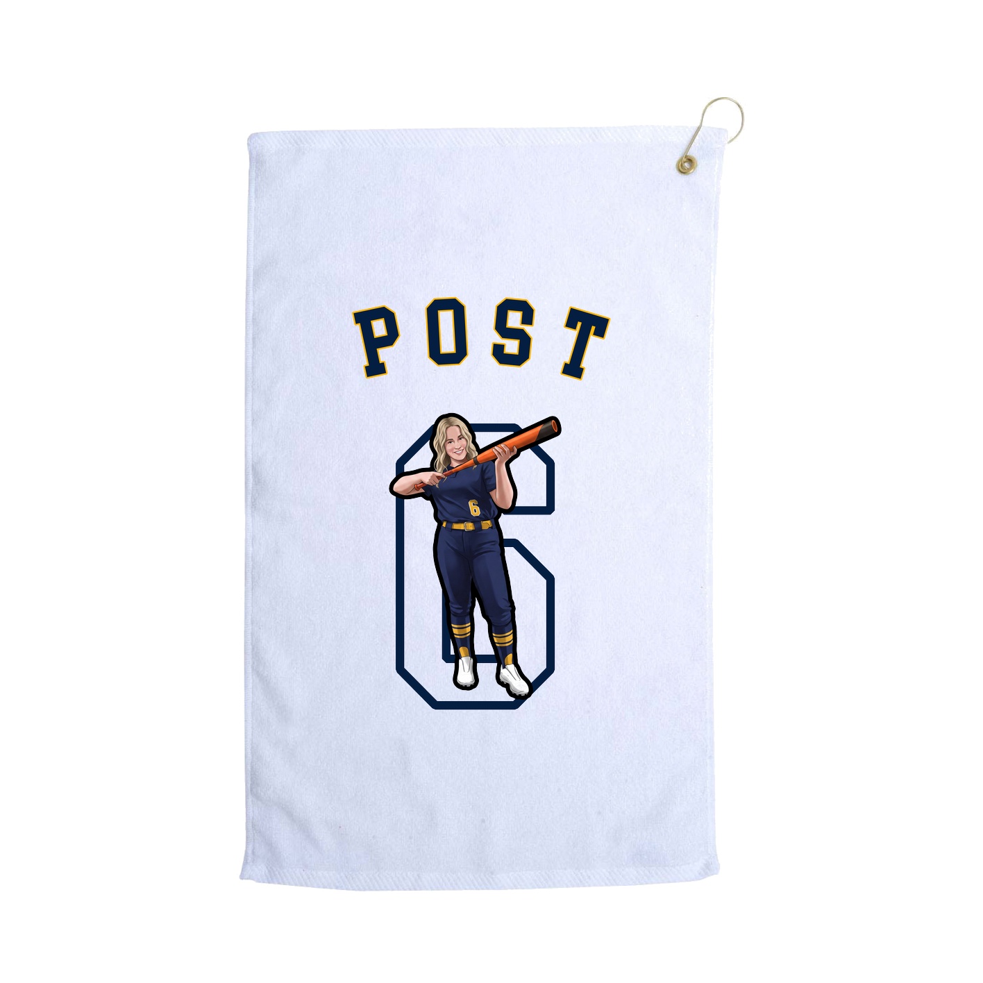Golf Towel — Shirsey Arch in White