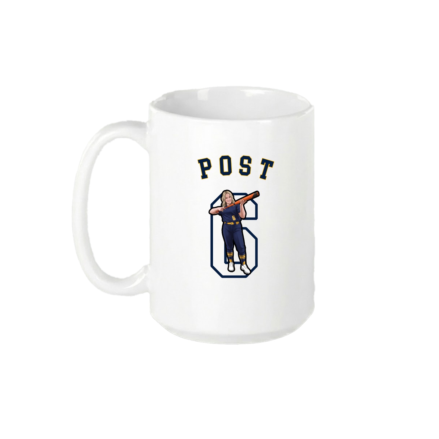 15oz Coffee Mug — Shirsey Arch in White