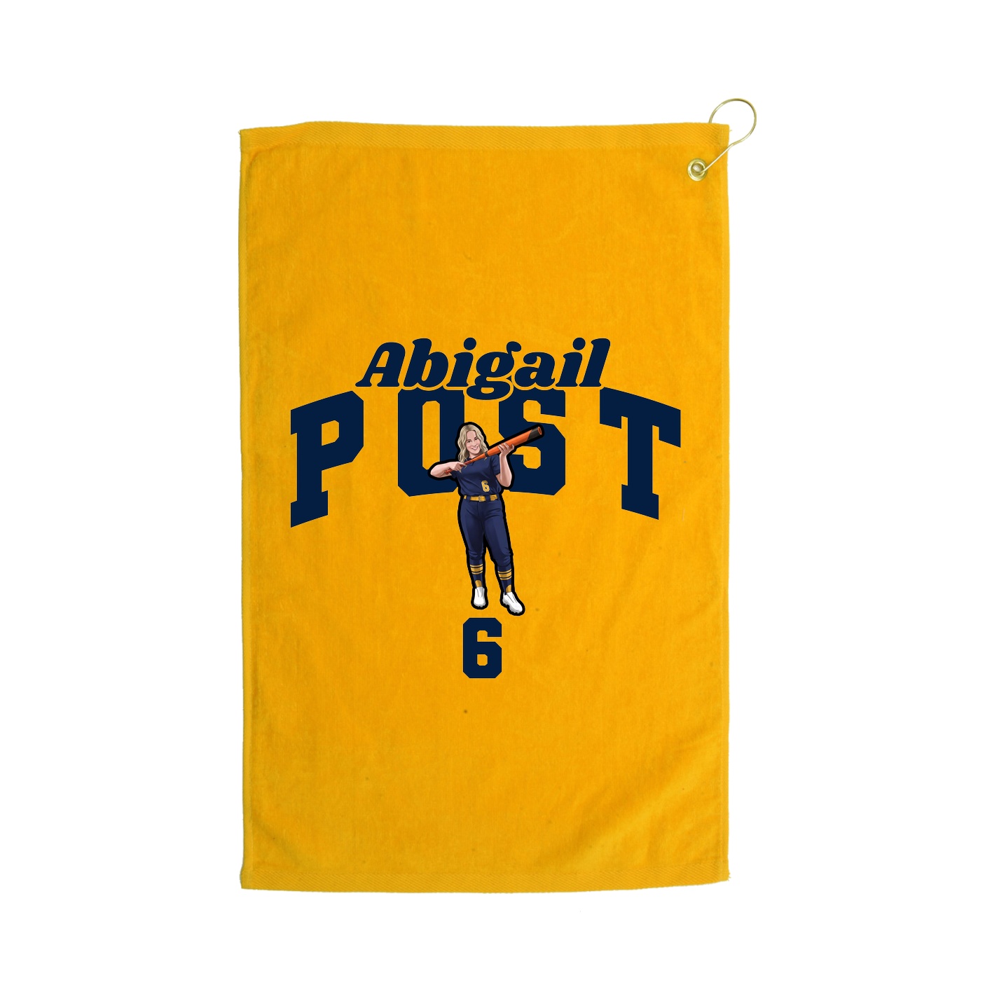 Golf Towel — Signature Arch in Gold