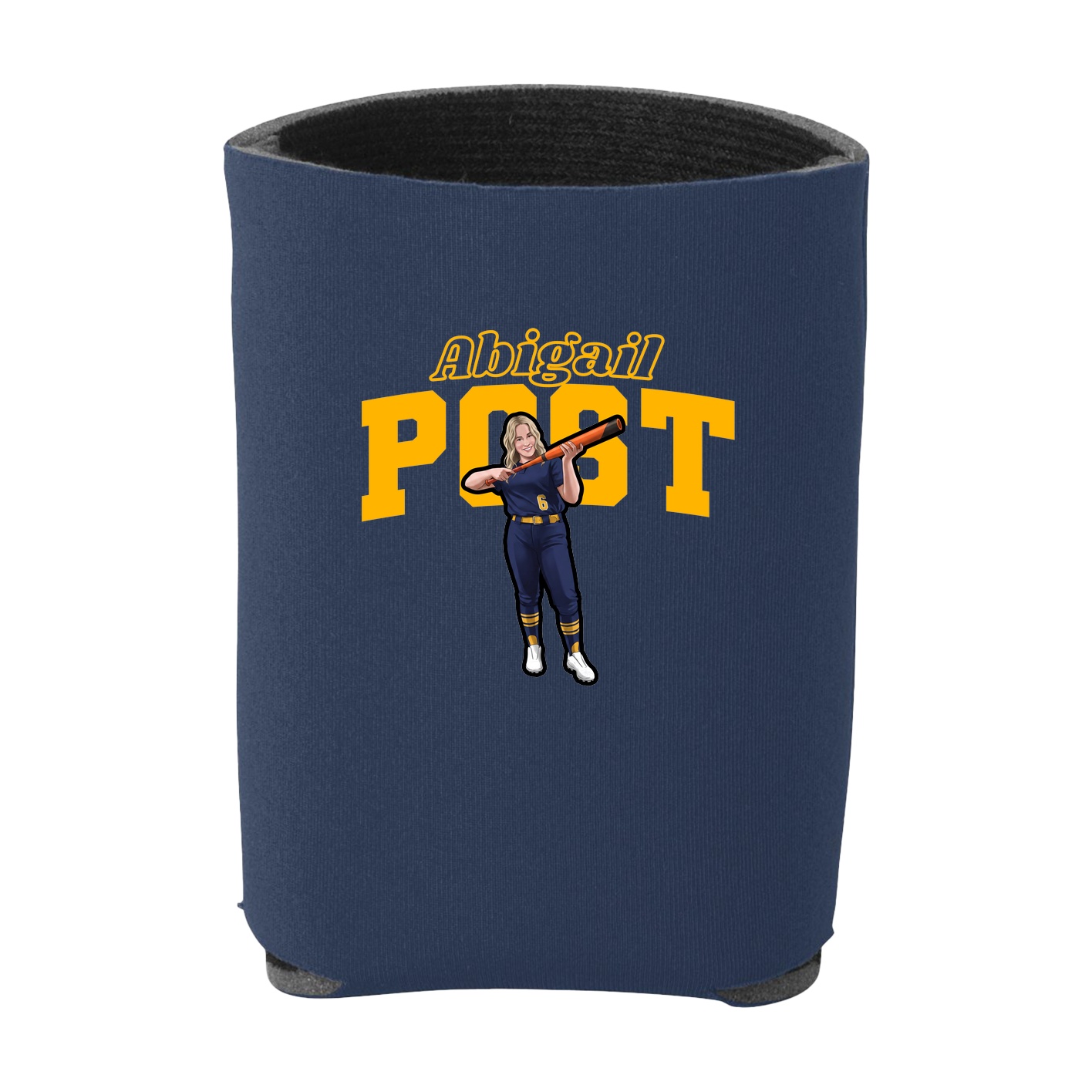 Can Holder — Name Arch in Navy