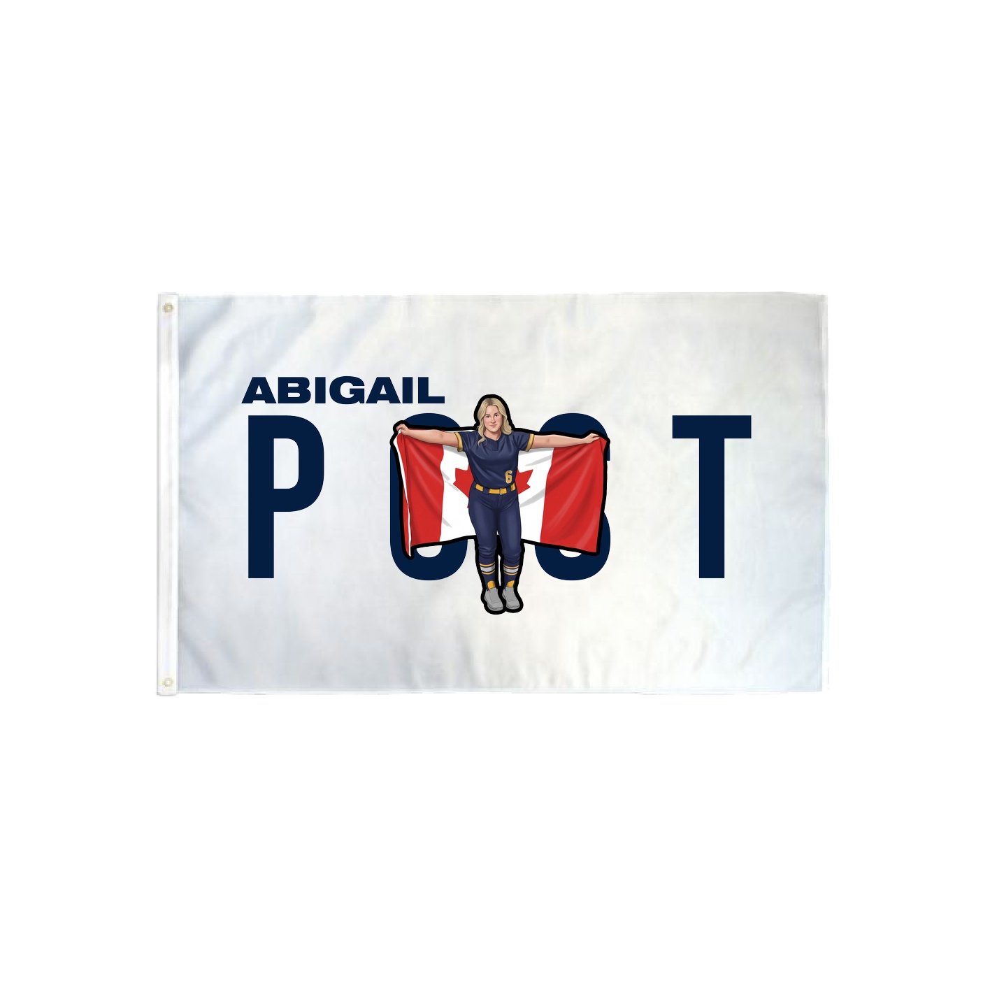 3x5 Flag — Player Name in Classic