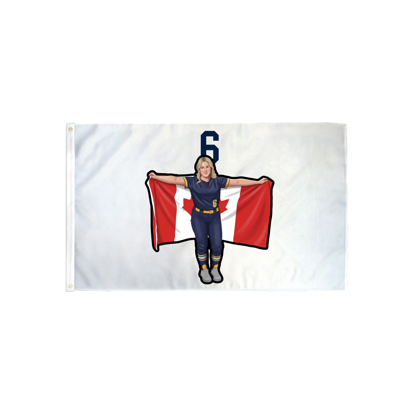 3x5 Flag — Number Top in Classic