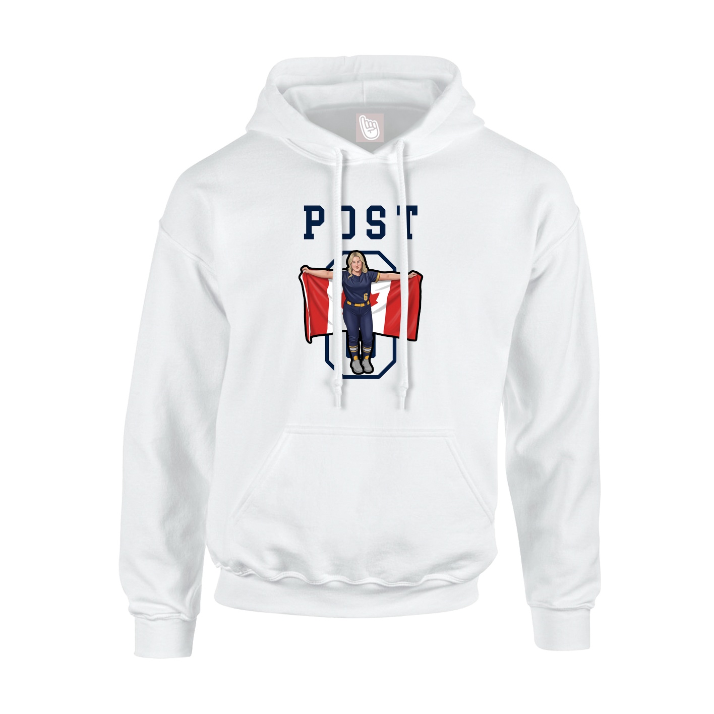 Youth Hoodie — Shirsey in White
