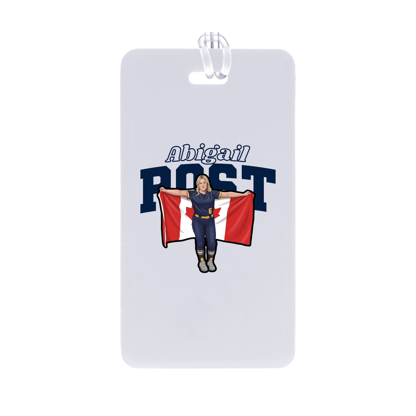Bag Tag — Name Arch in Classic