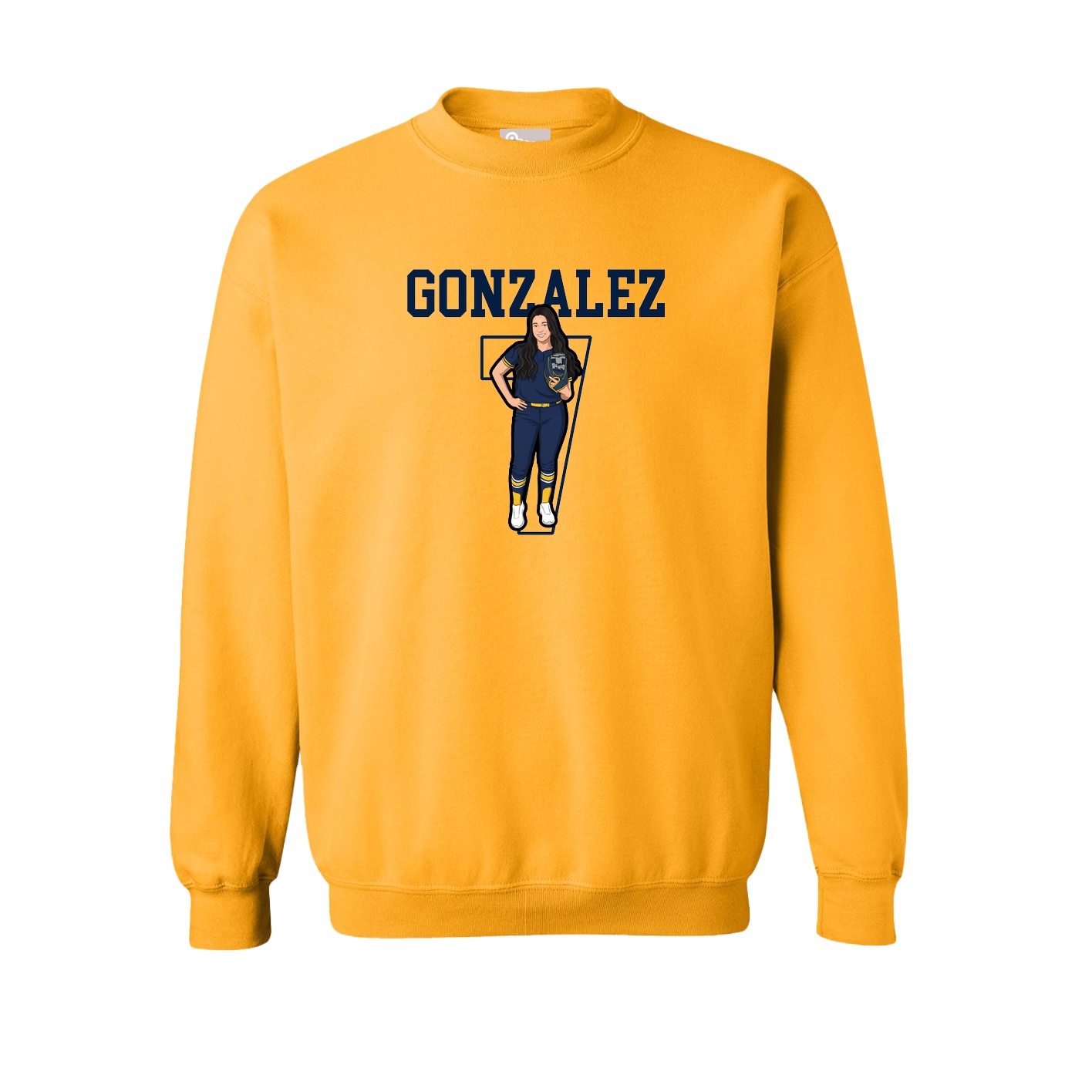 Fleece Crew — Shirsey in Gold