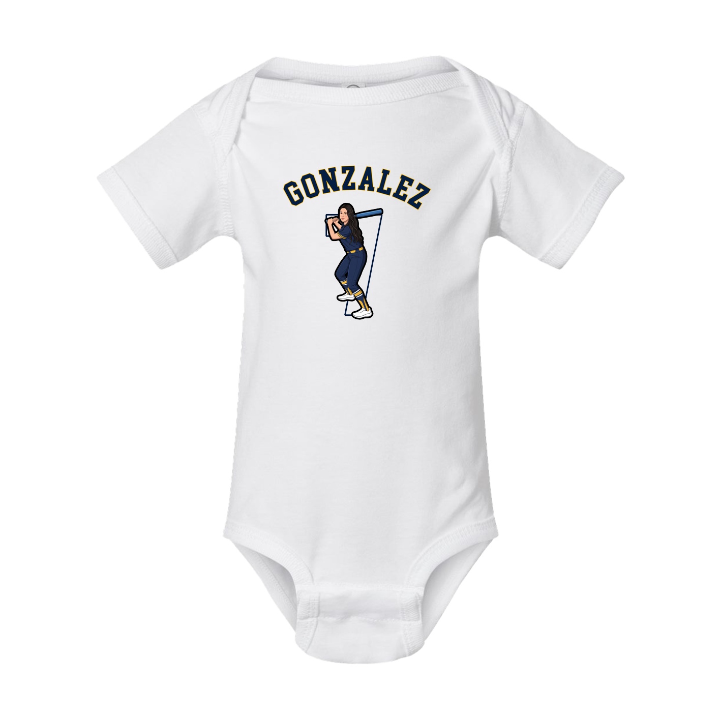 Baby Onesie — Shirsey Arch in White