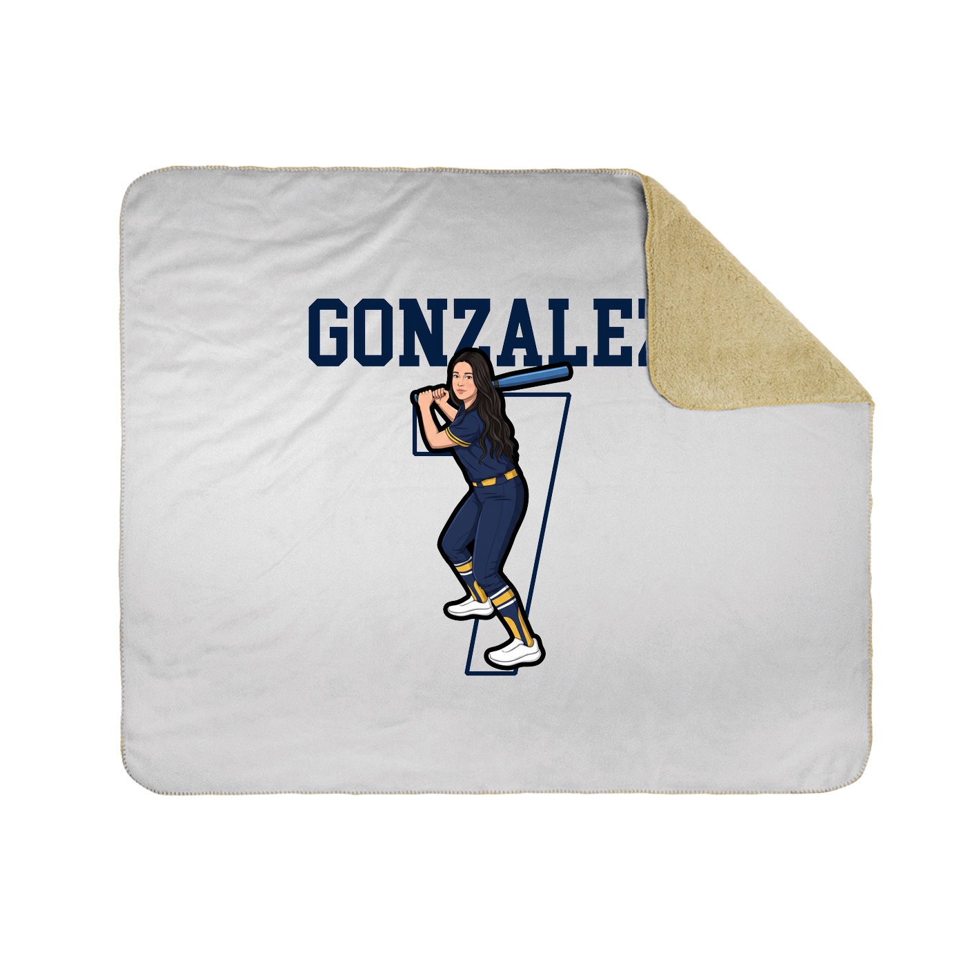 Throw Blanket — Shirsey in White