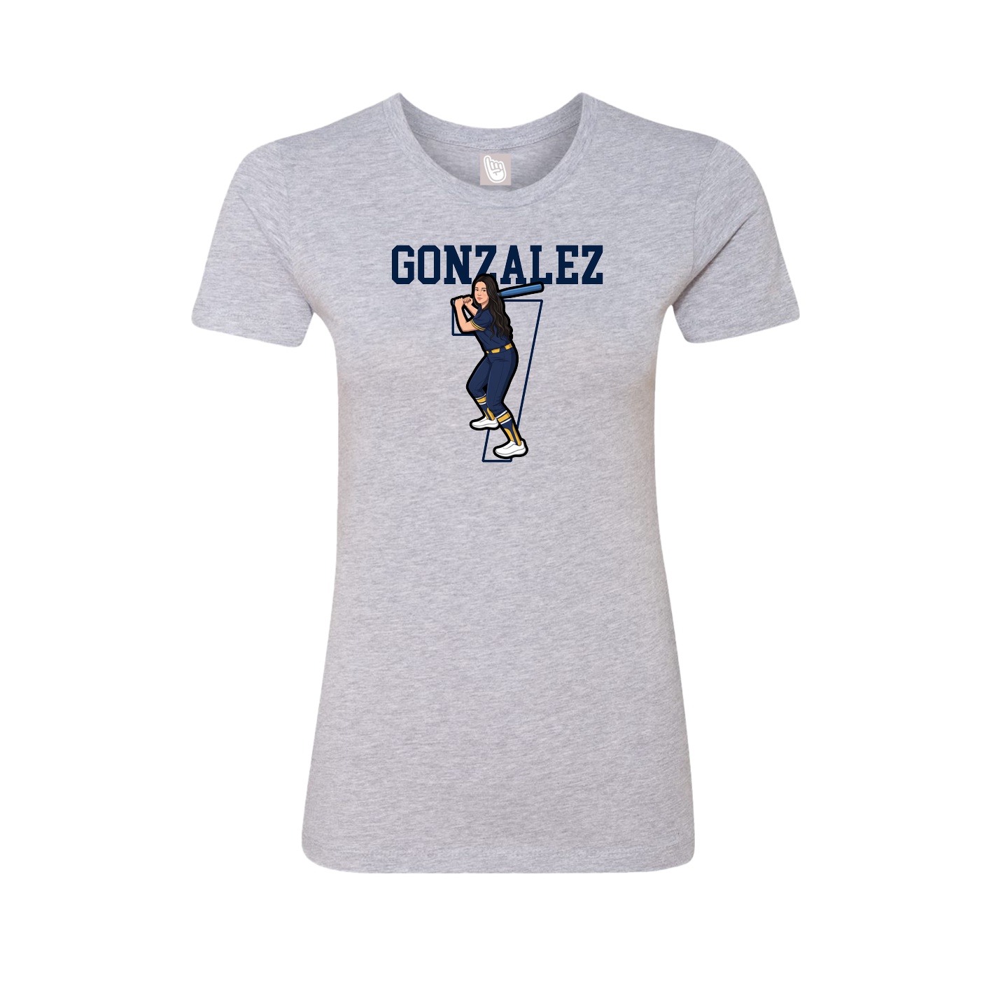Fitted Women's Tee — Shirsey in Grey