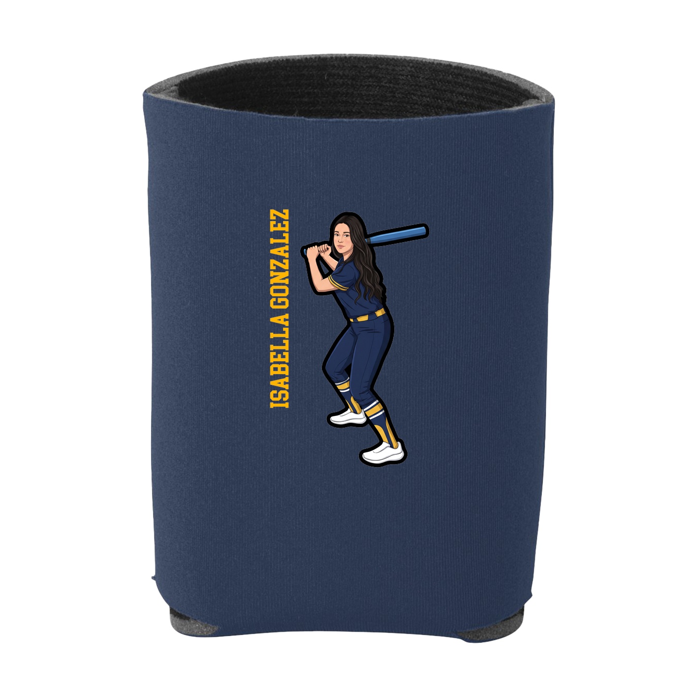 Can Holder — Name Vertical in Navy