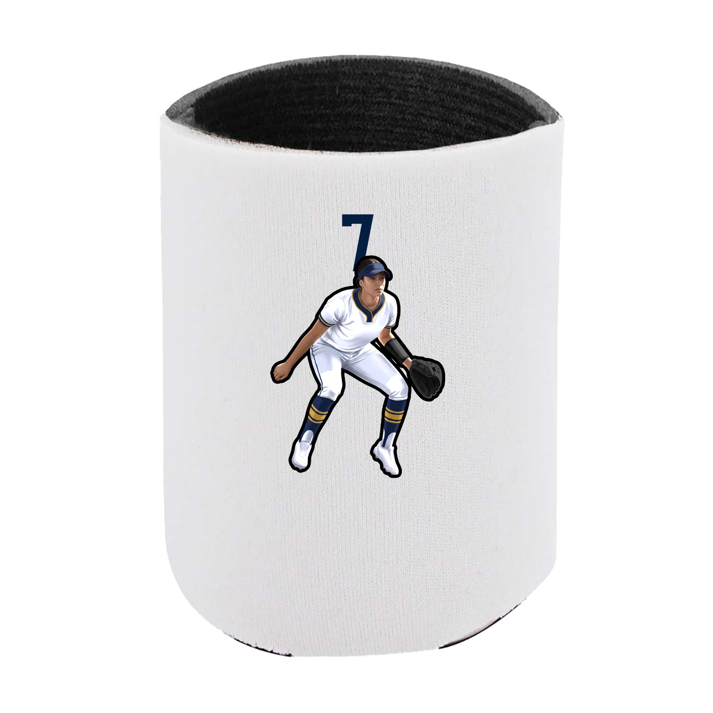 Can Holder — Number Top in White