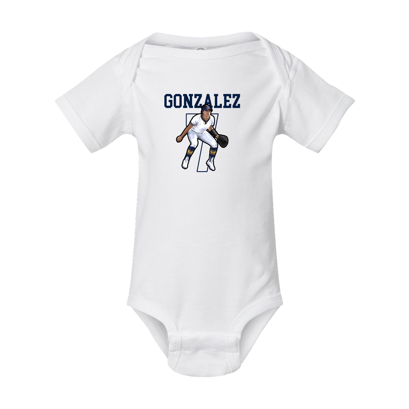 Baby Onesie — Shirsey in White