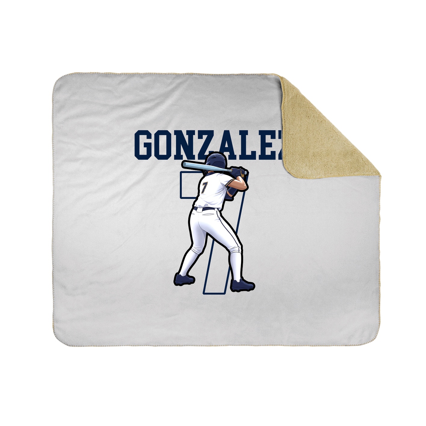 Throw Blanket — Shirsey in White