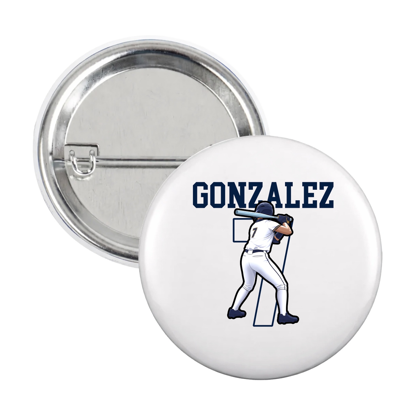 Game Day Button — Shirsey in White