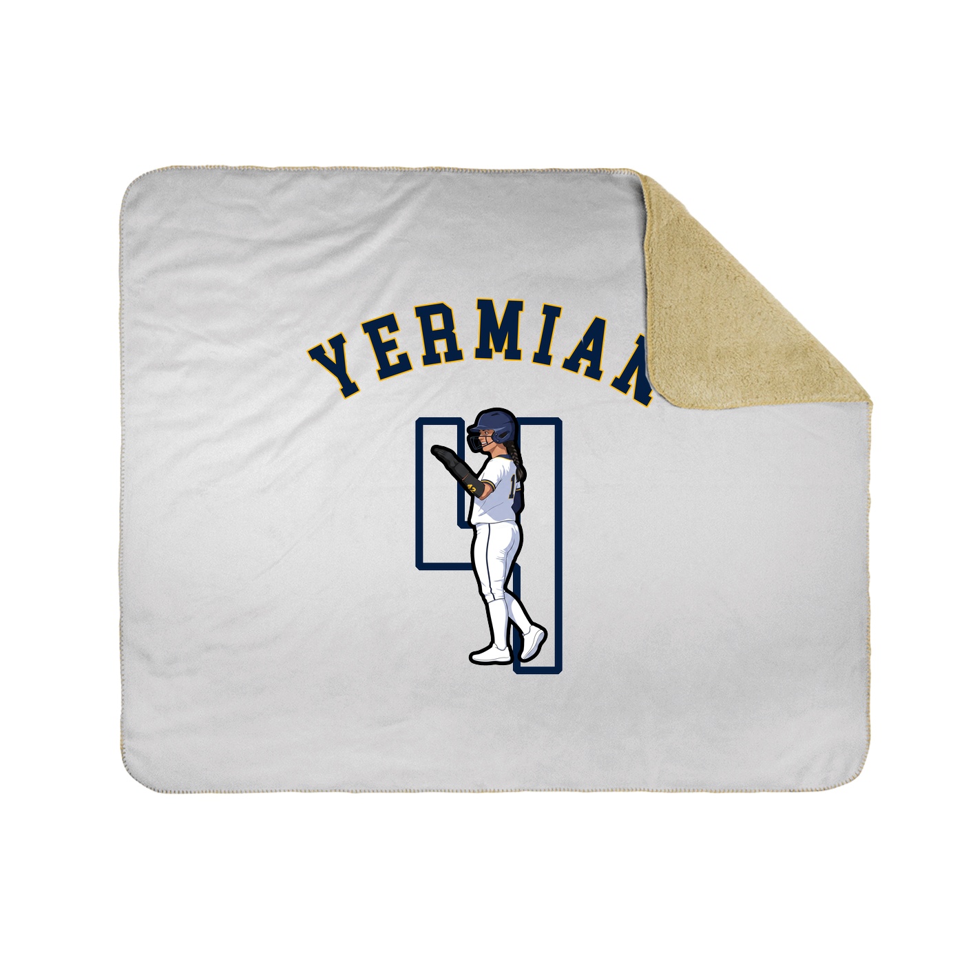 50x60 Sherpa Lined Throw Blanket