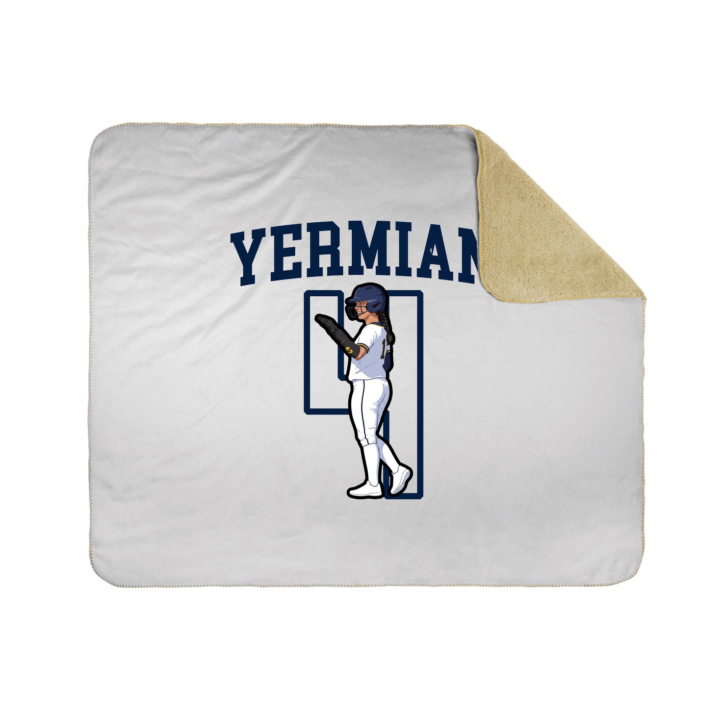 50x60 Sherpa Lined Throw Blanket