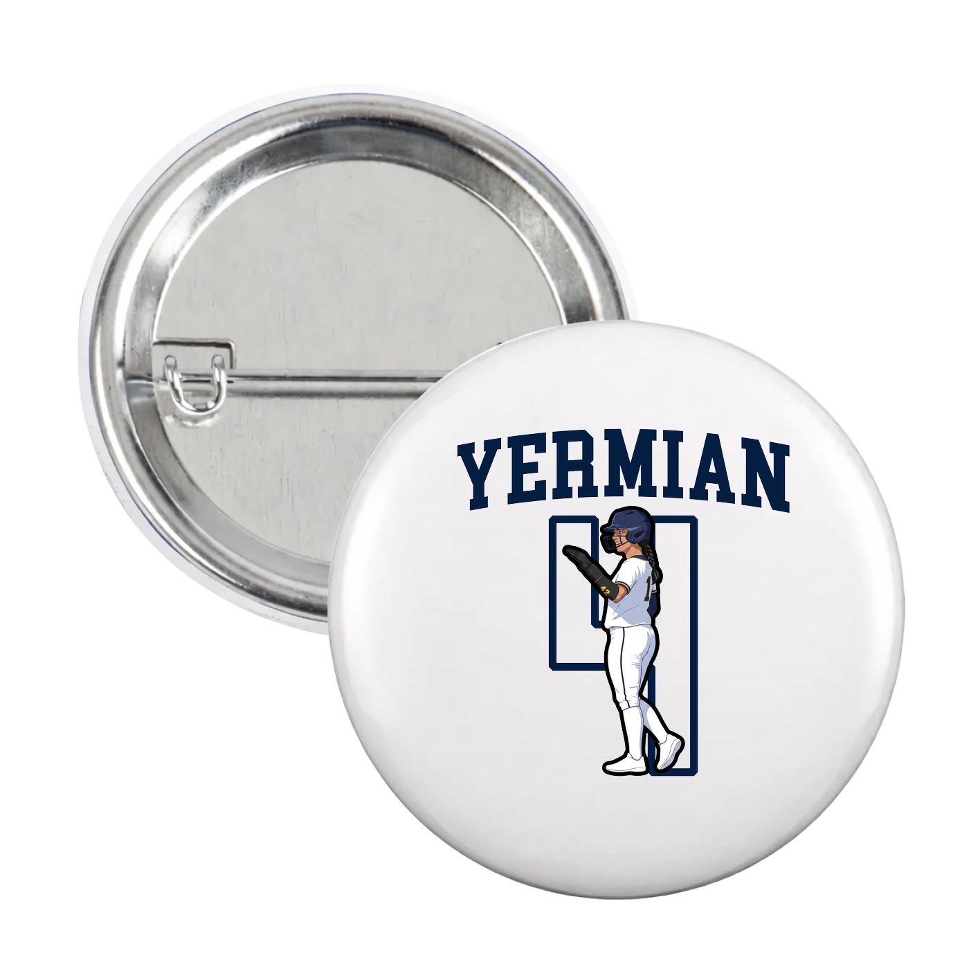 Game Day Button — Shirsey in White