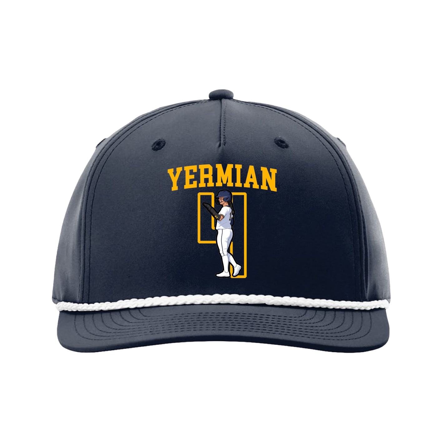 Five-Panel Classic Rope Cap — Shirsey in Navy