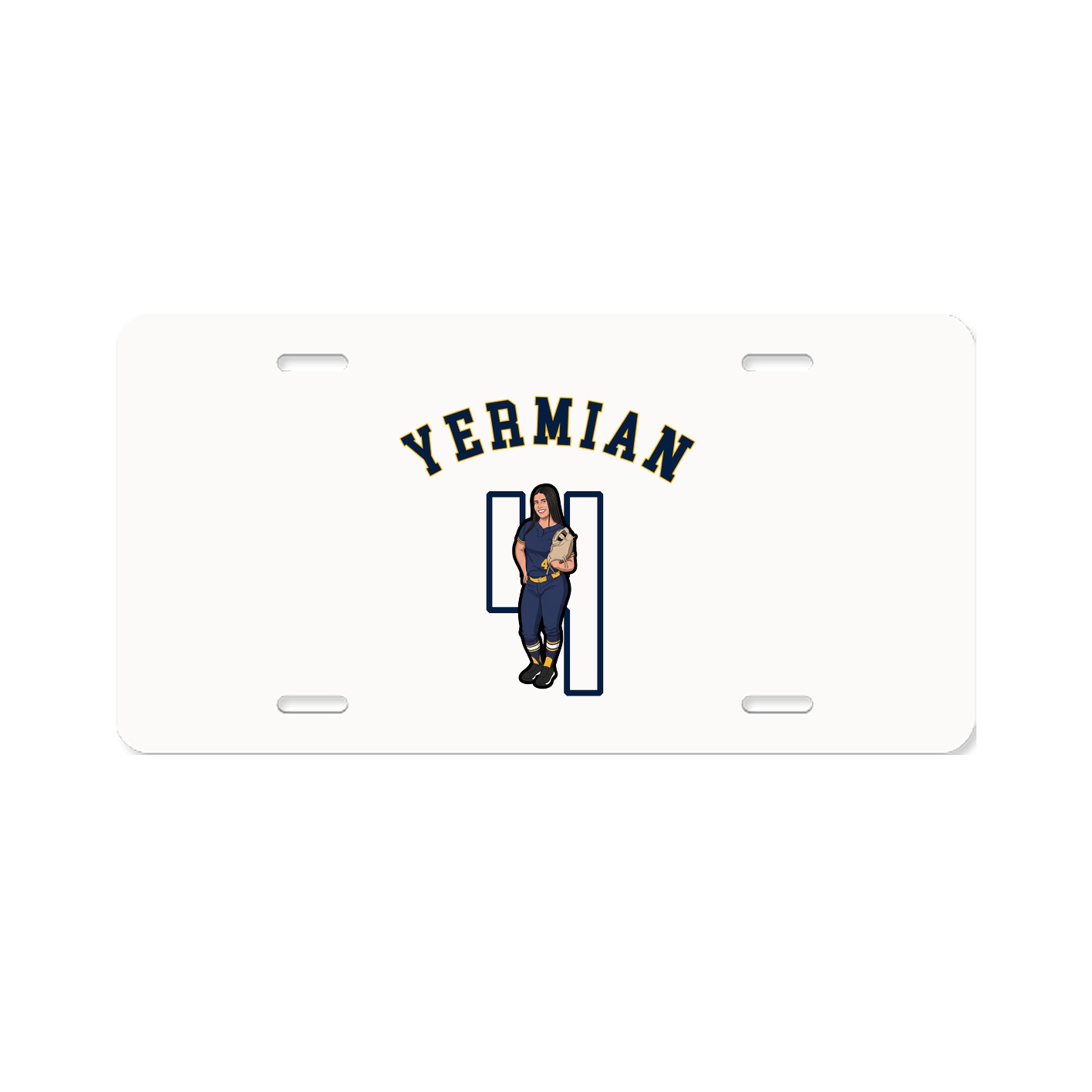 Aluminum License Plate