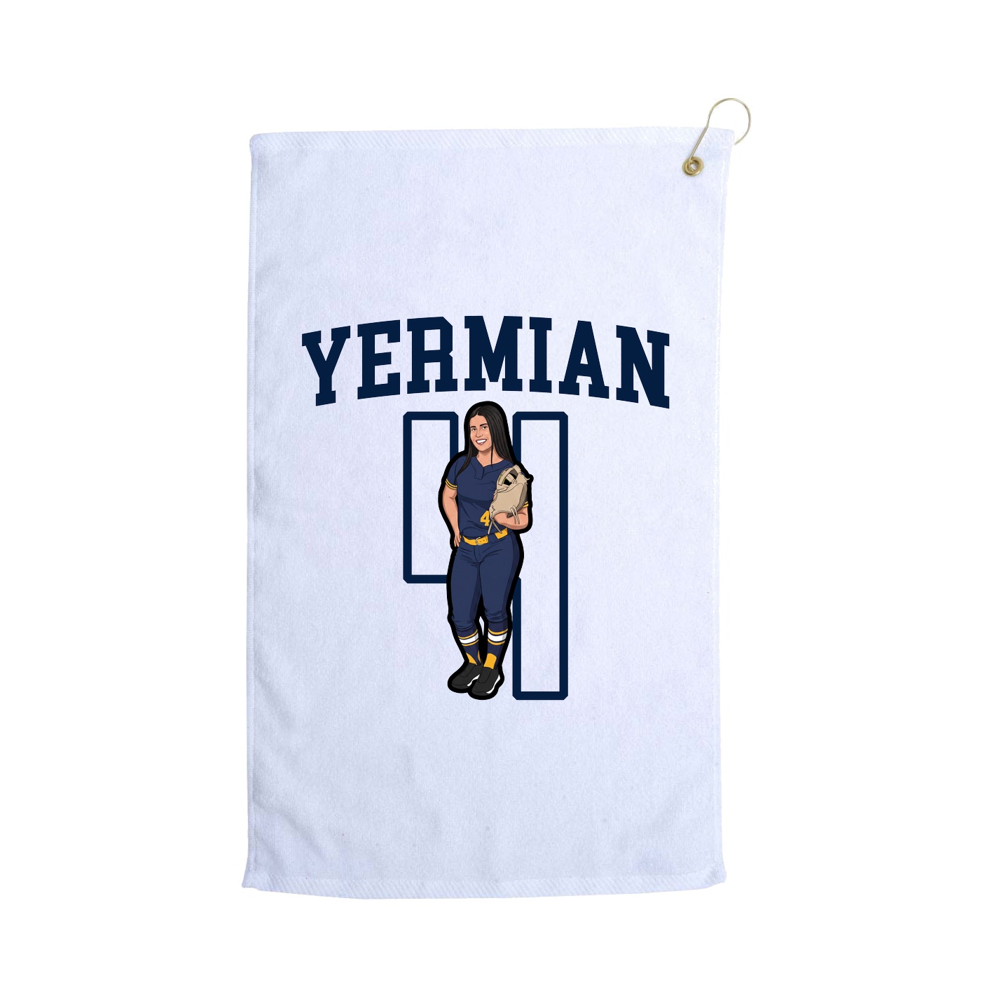 Golf Towel — Shirsey in White