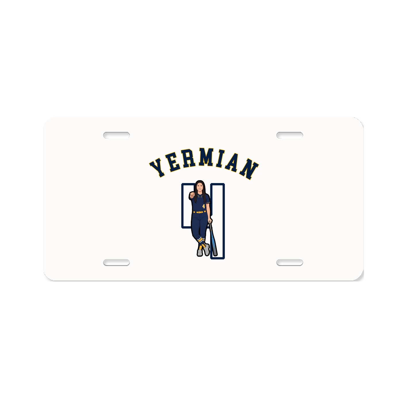 Aluminum License Plate