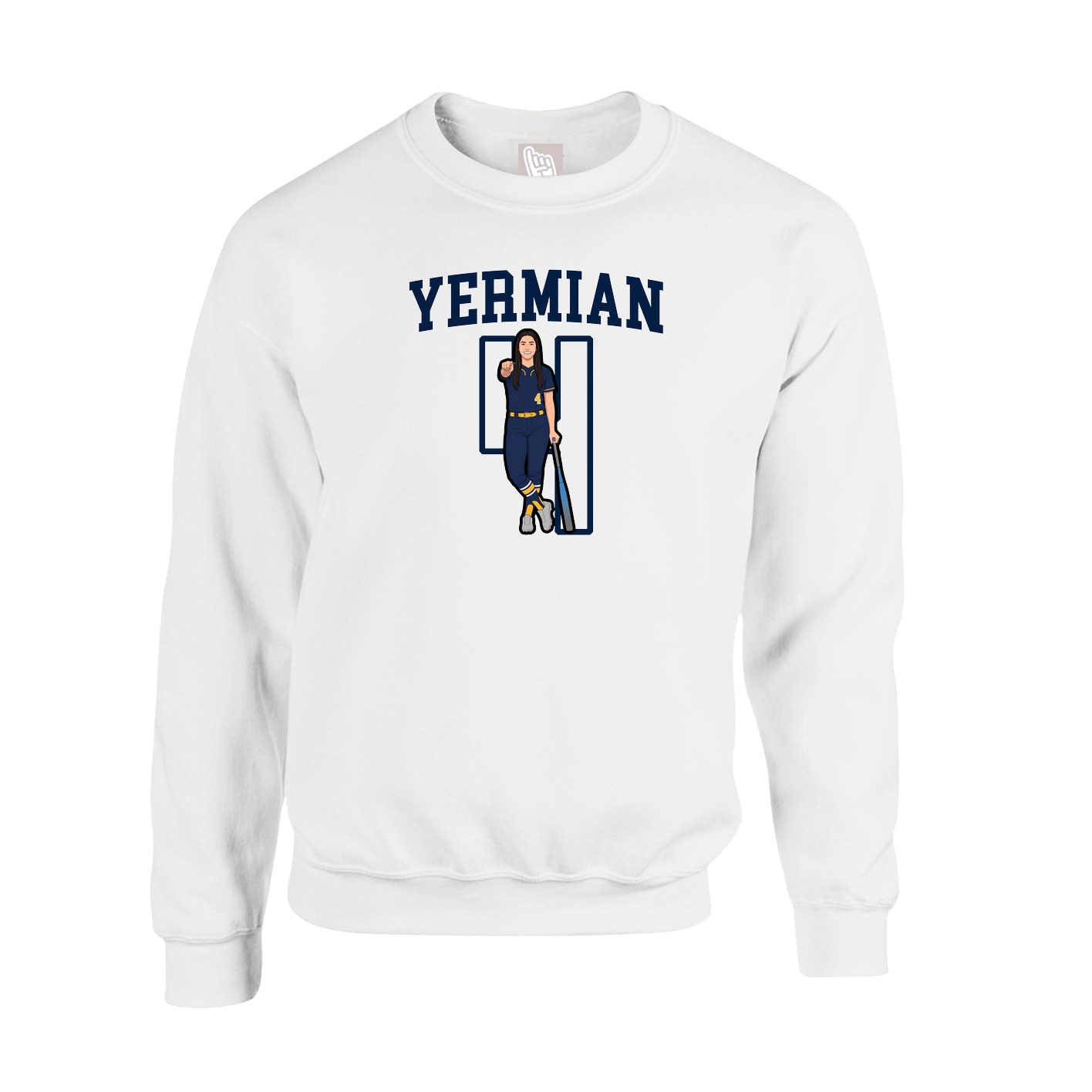 Fleece Crew — Shirsey in White