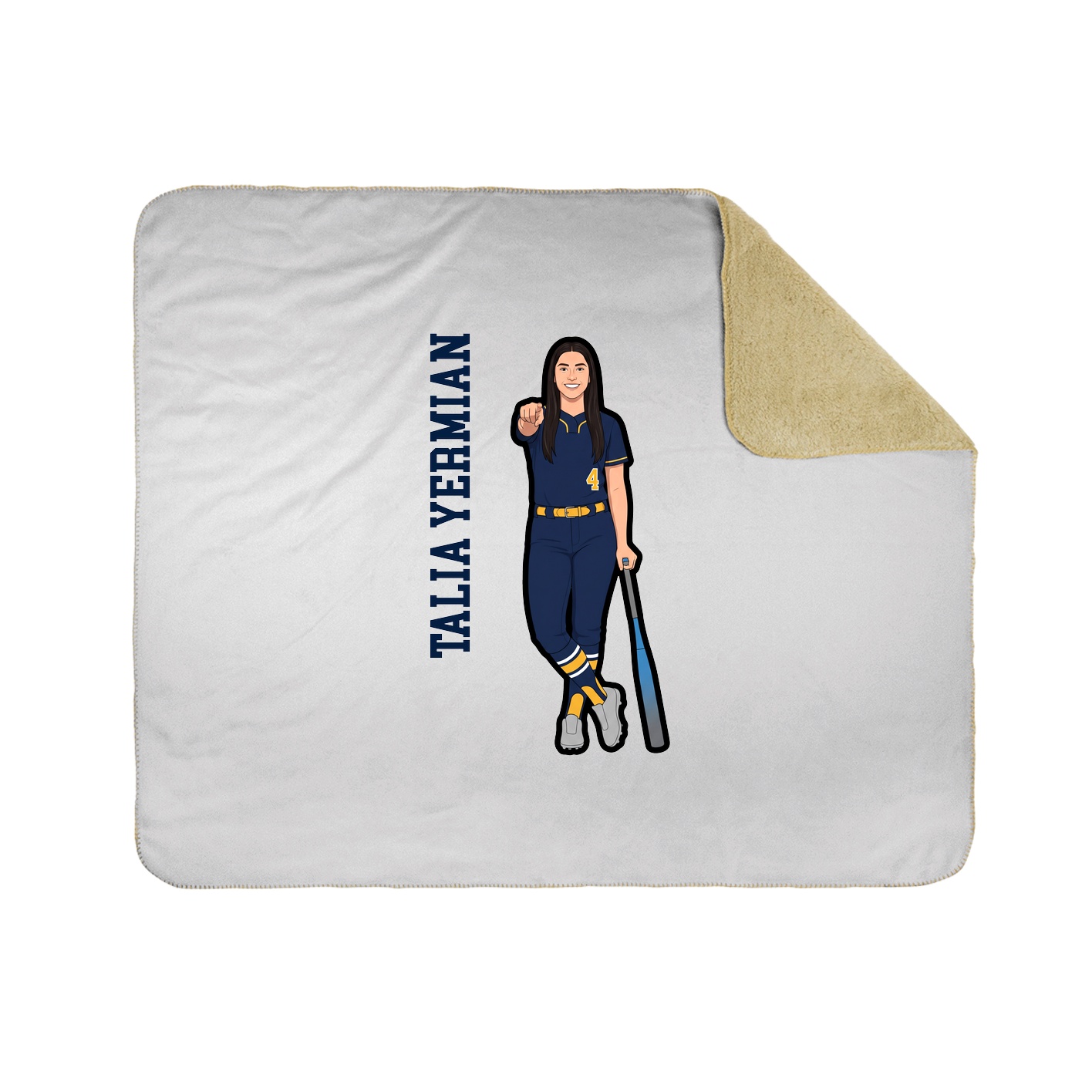 50x60 Sherpa Lined Throw Blanket