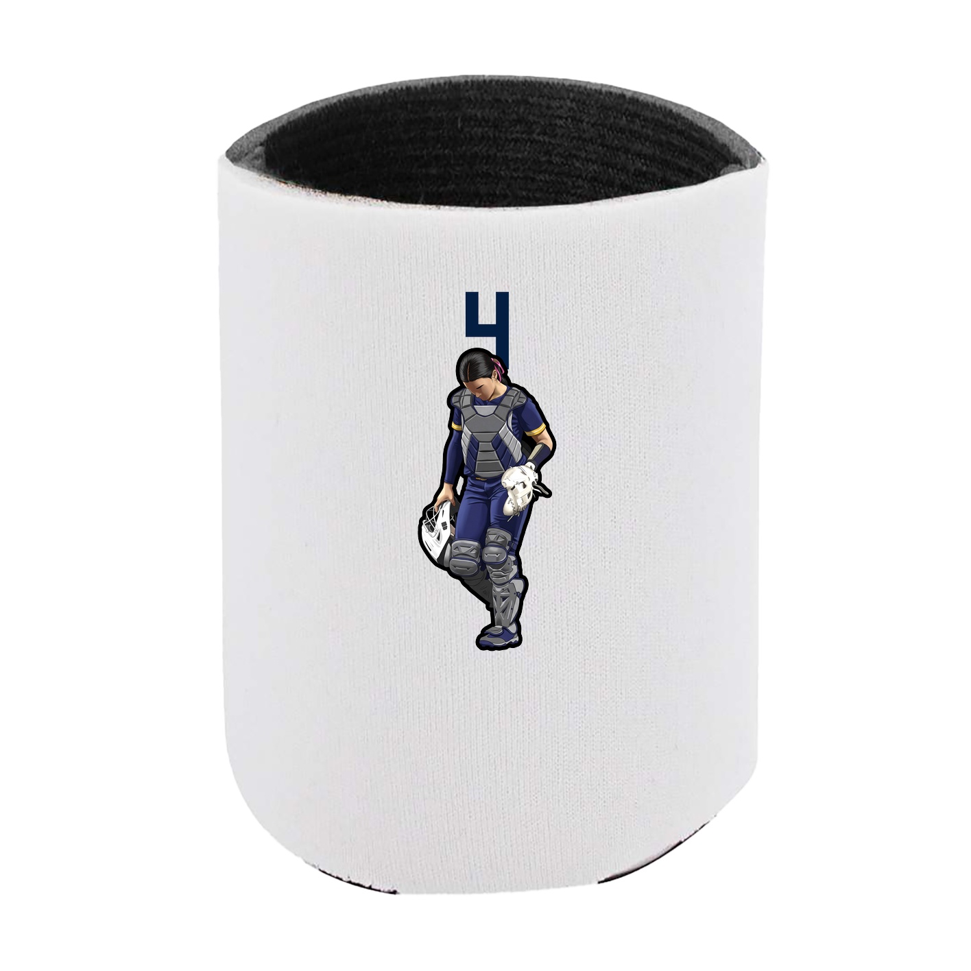 Can Holder — Number Top in White