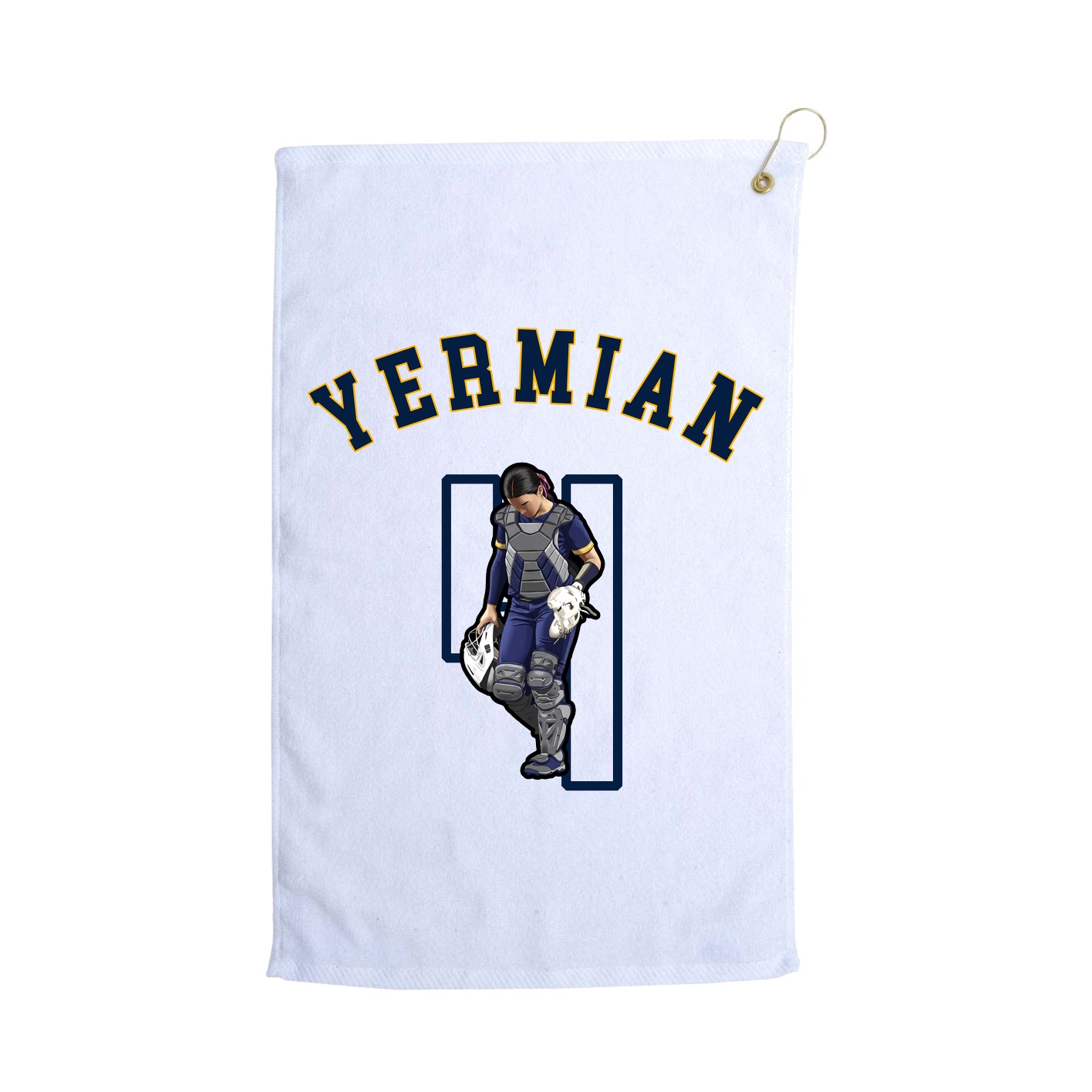 Golf Towel — Shirsey Arch in White