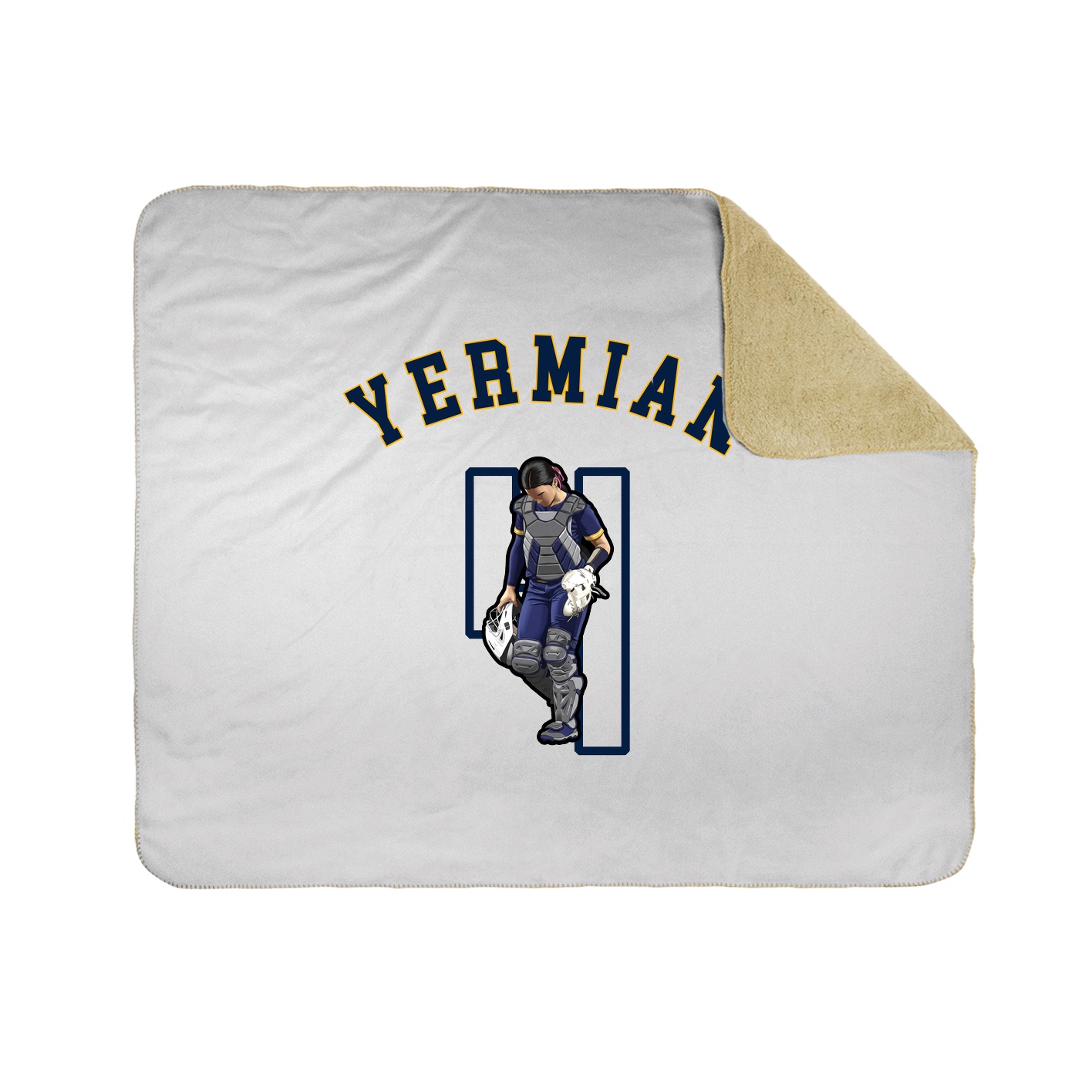 50x60 Sherpa Lined Throw Blanket