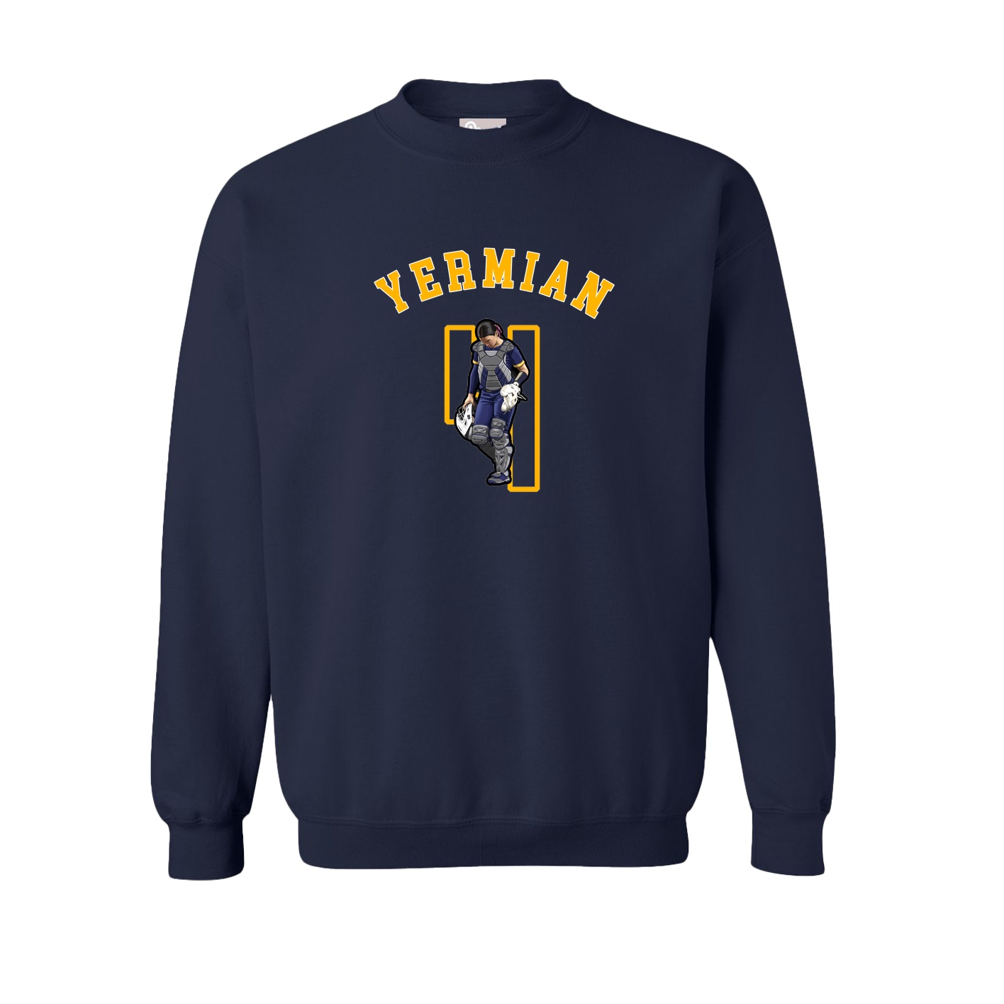 Fleece Crew — Shirsey Arch in Navy
