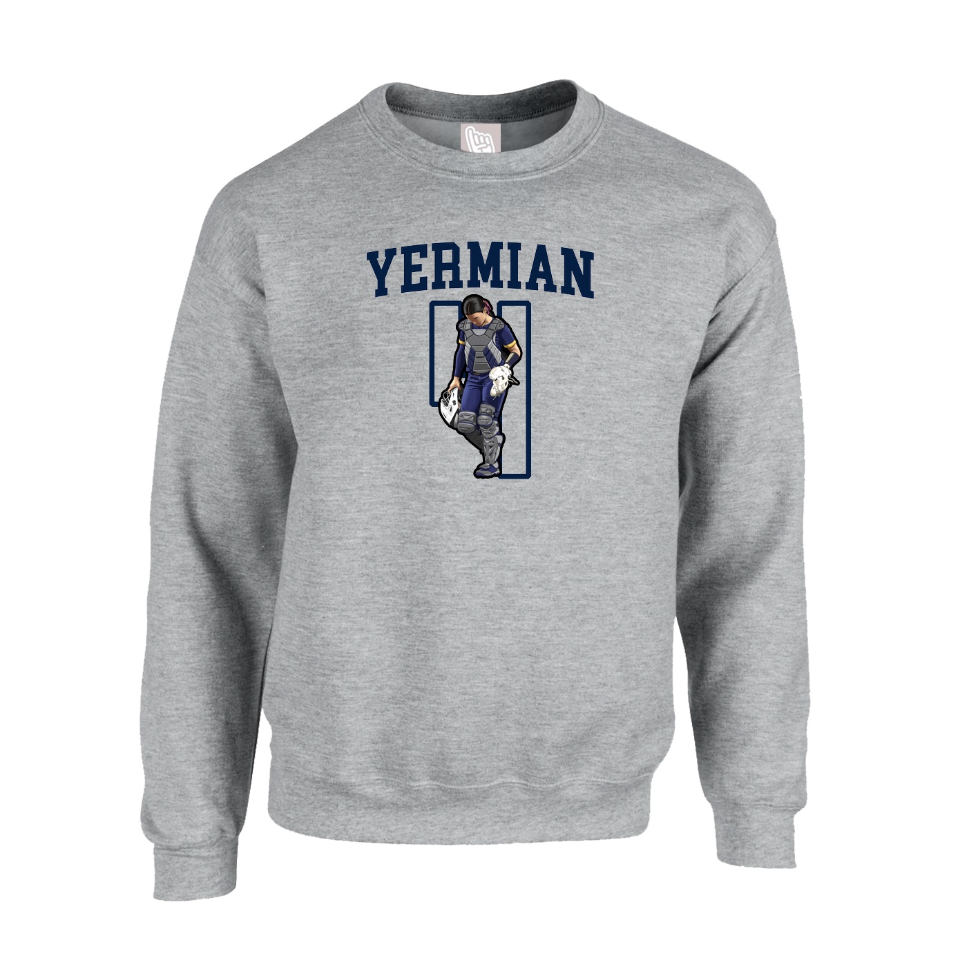 Fleece Crew — Shirsey in Grey