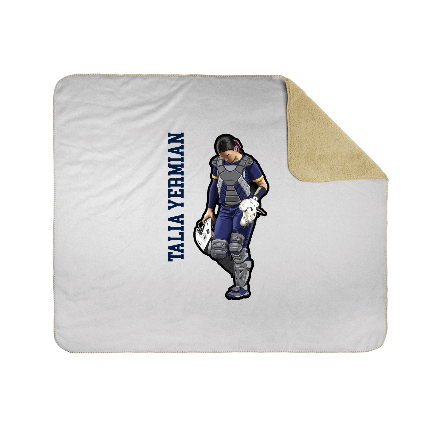 50x60 Sherpa Lined Throw Blanket