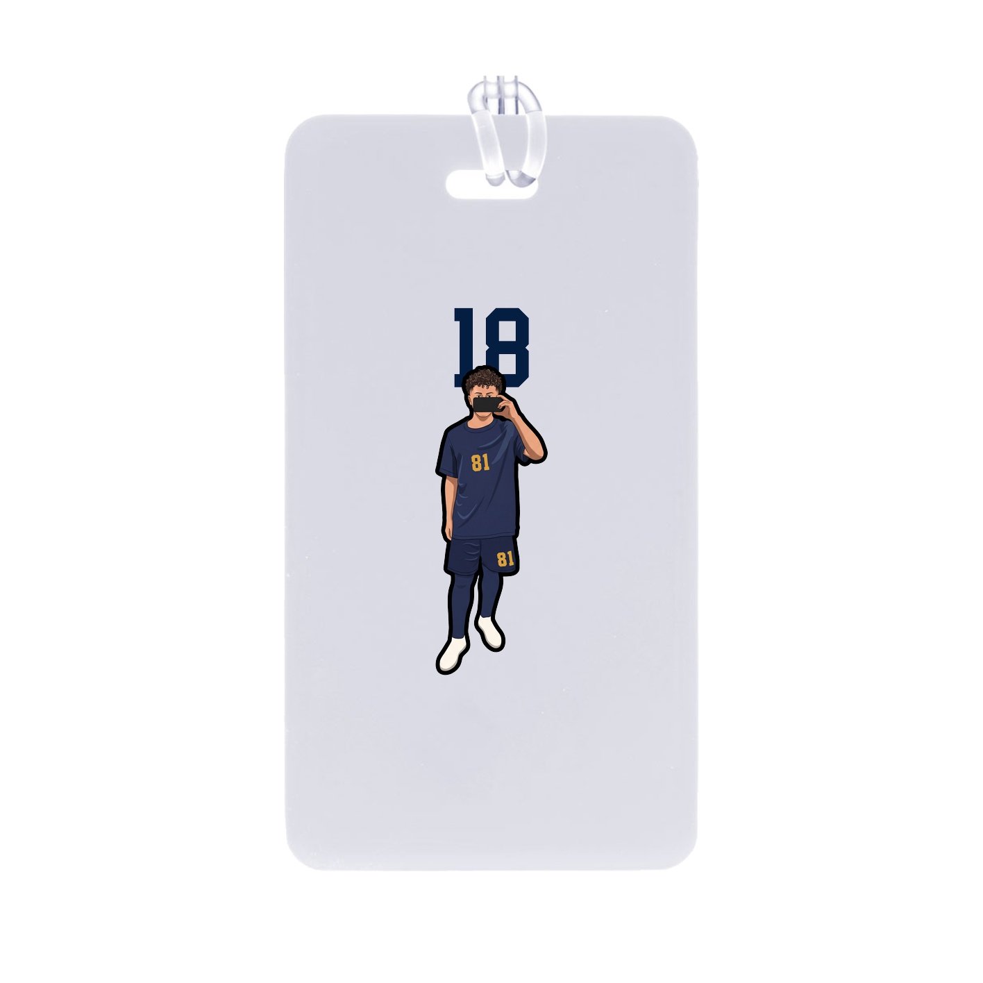 Bag Tag — Number Top in Classic