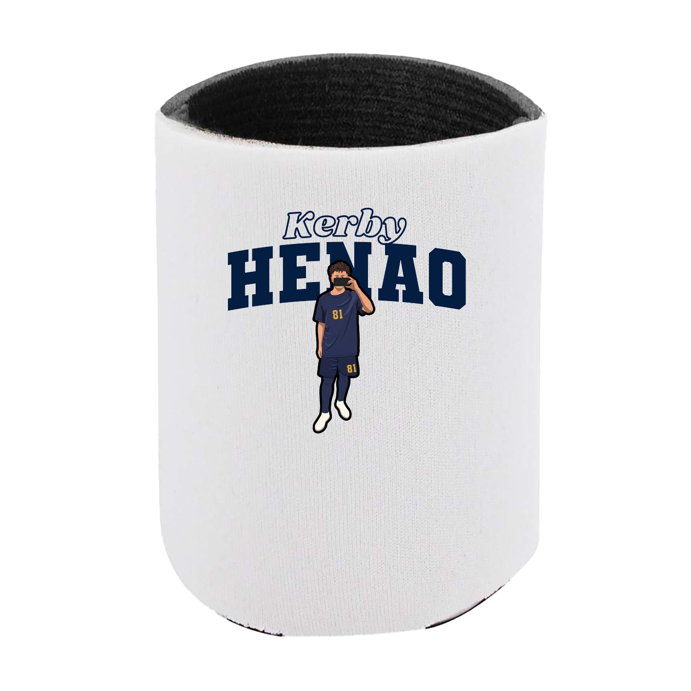Can Holder — Name Arch in White