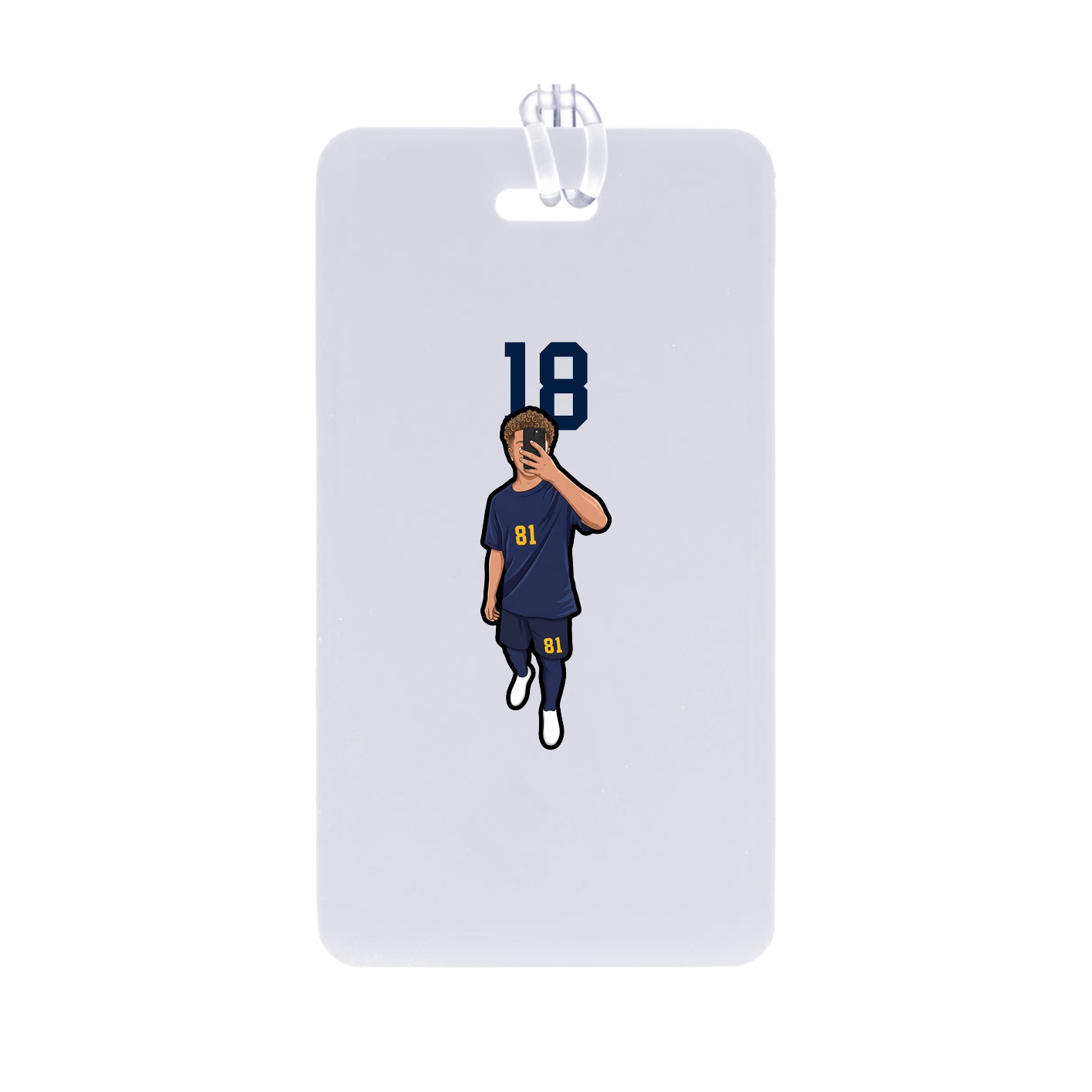 Bag Tag — Number Top in Classic